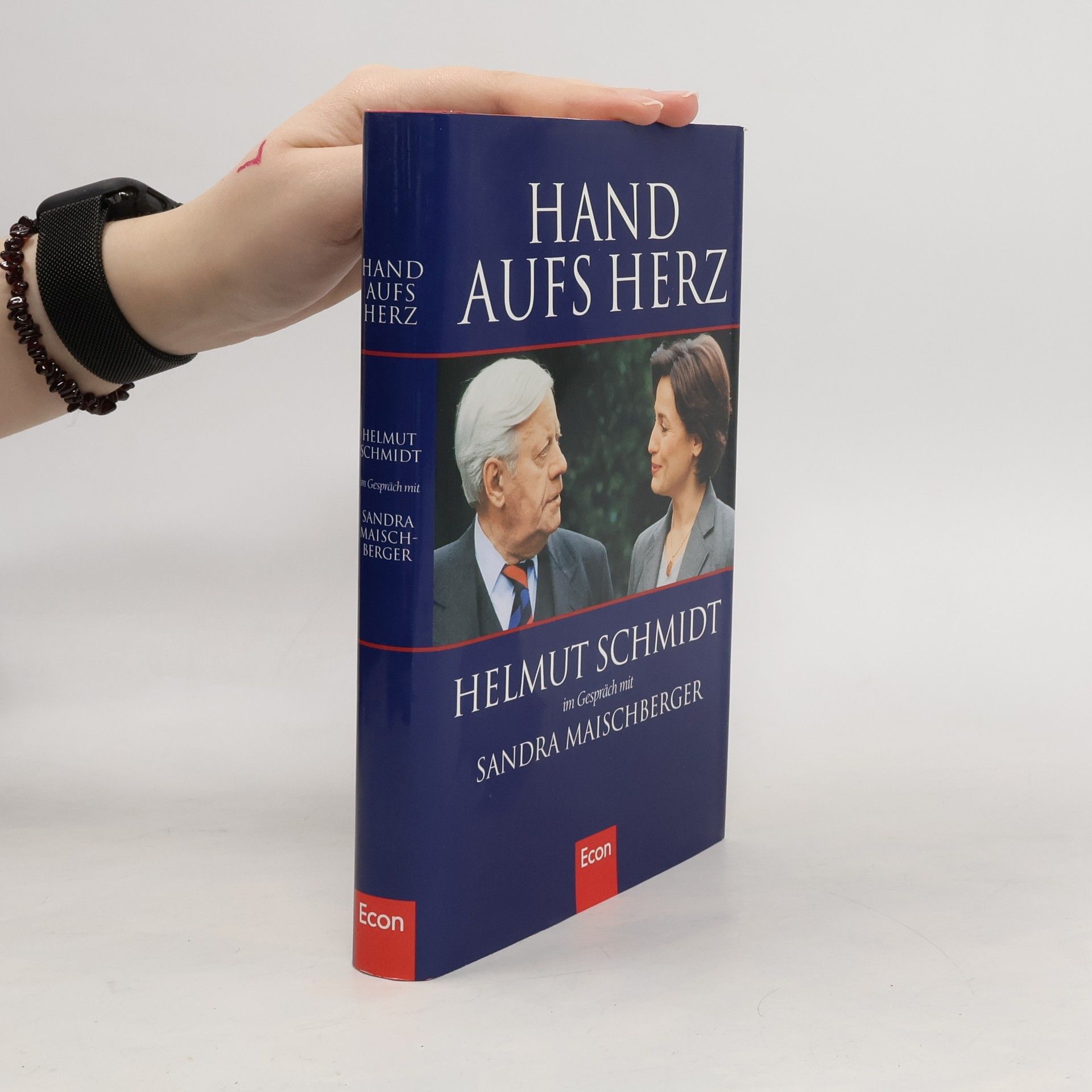 Helmut Schmidt Hand aufs Herz