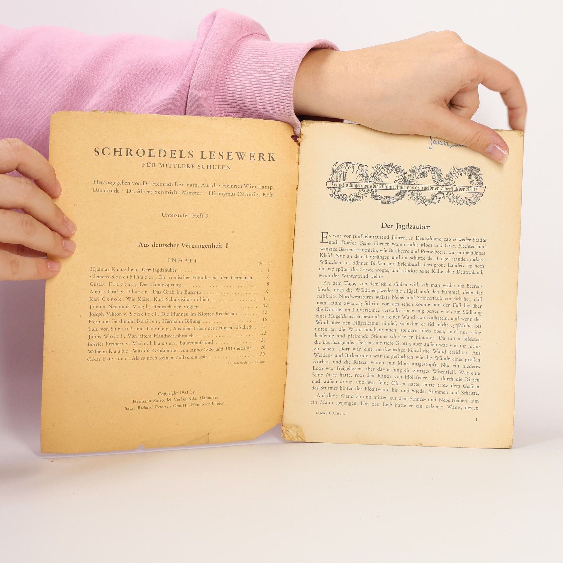 Hermann Schroedel Schroedels Lesewerk für mittlere Schulen