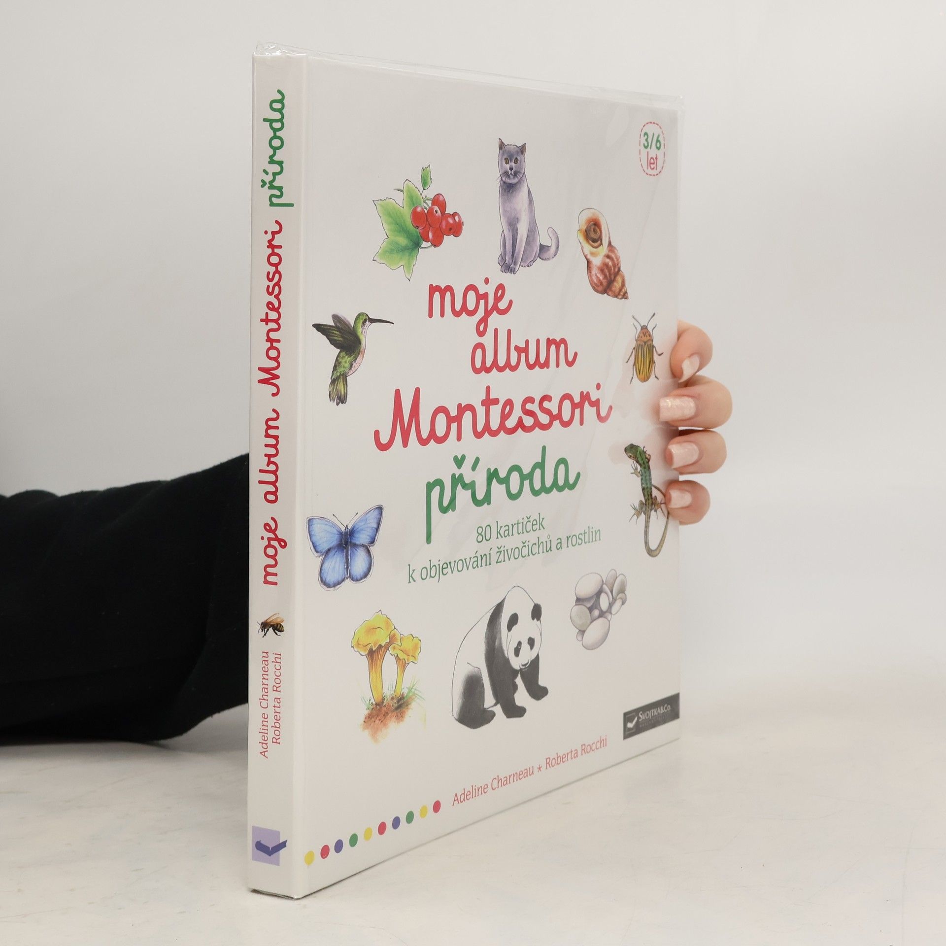 Adeline Charneau Moje album Montessori příroda : 80 kartiček k objevování živočichů a rostlin