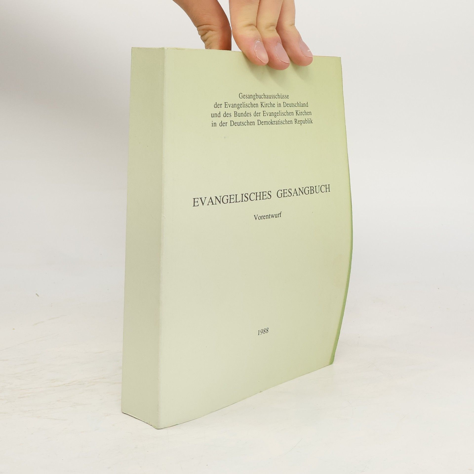 AA.VV. Evangelisches gesangbuch. Vorentwurf