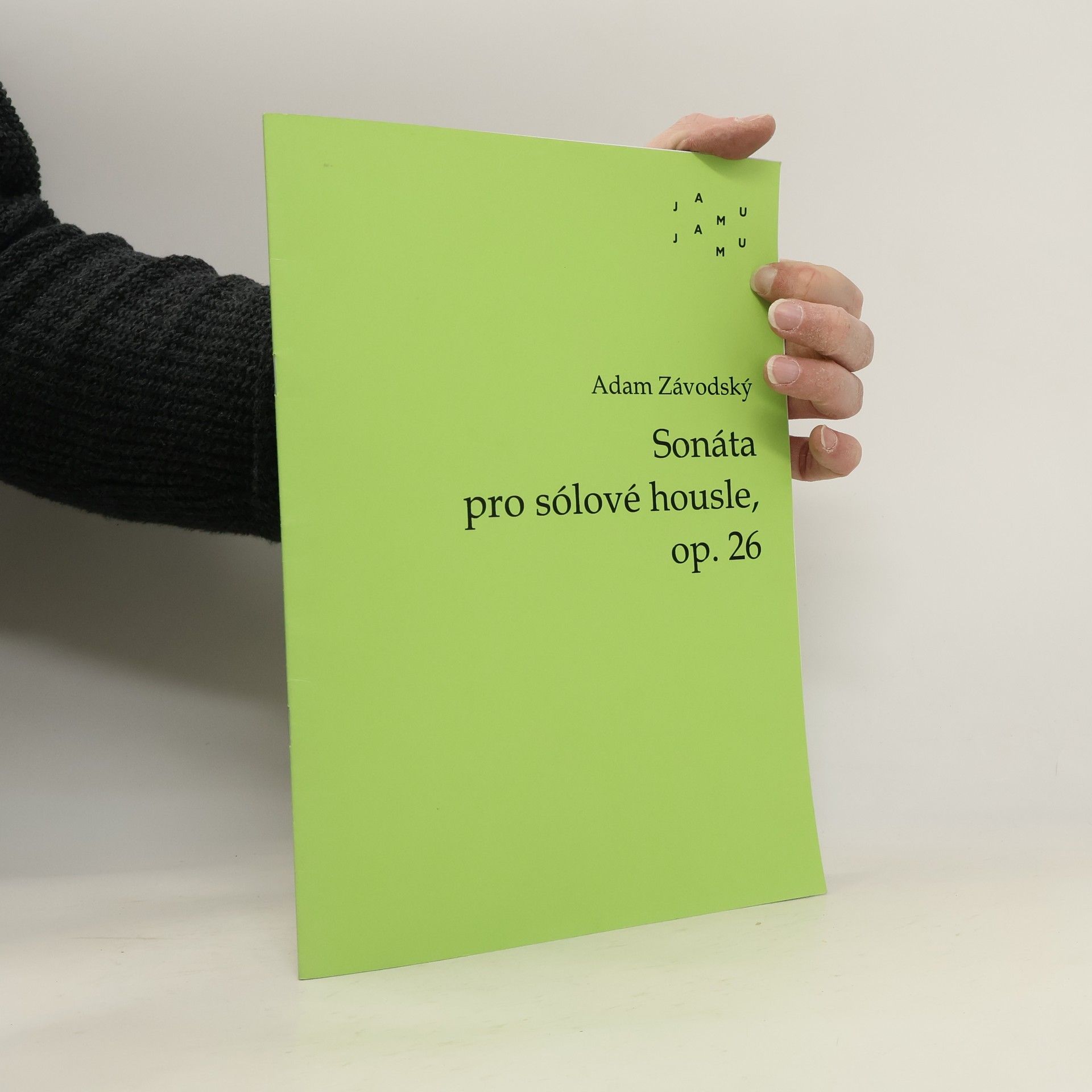 Adam Závodský Sonáta pro sólové housle, op. 26