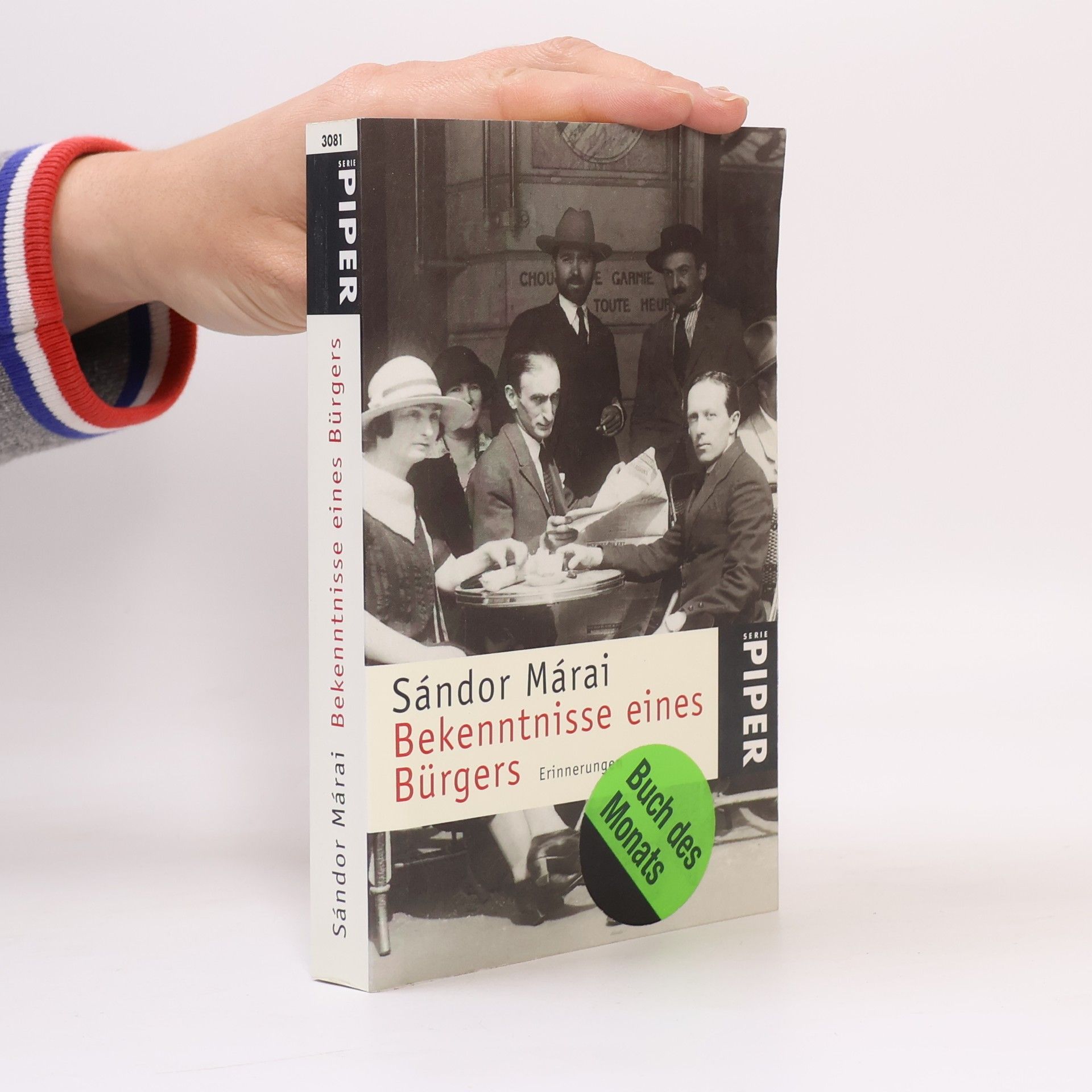 Sándor Márai Bekenntnisse eines Bürgers