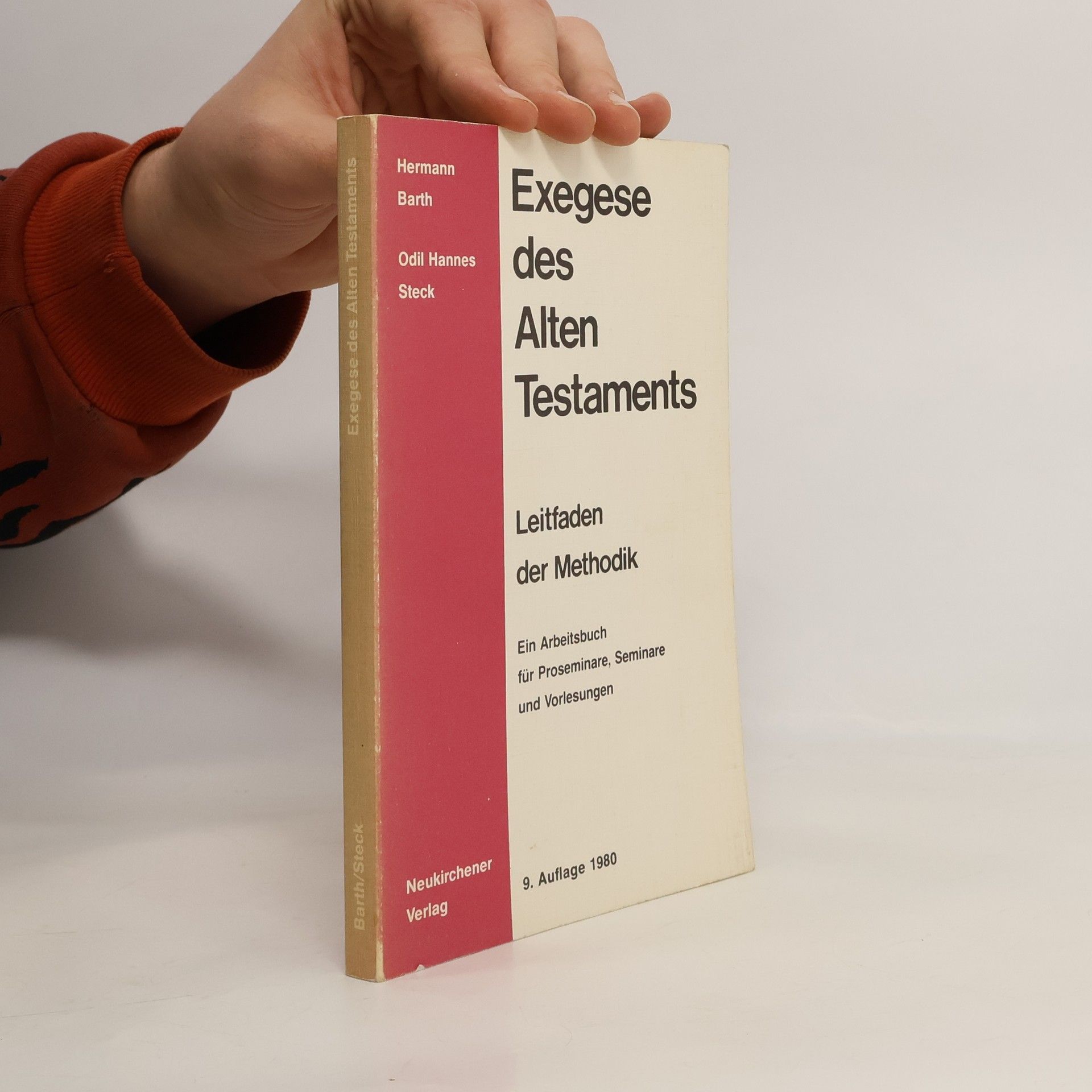 Hermann Barth Exegese des Alten Testaments