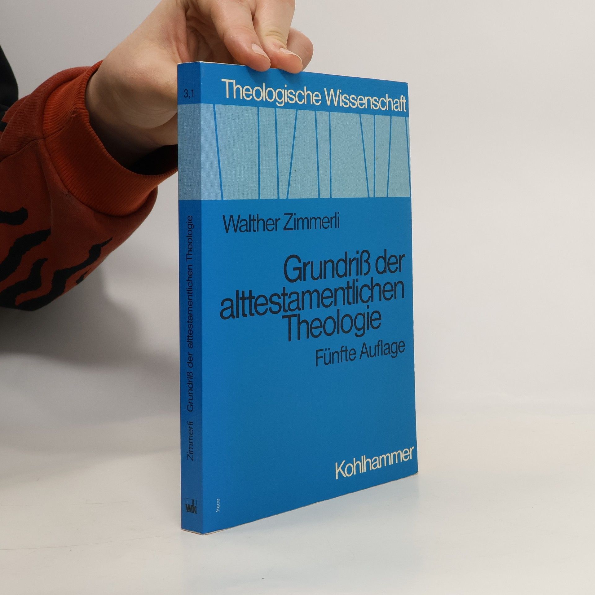 Walther Zimmerli Theologische Wissenschaft - 3,1: Grundriss der alttestamentlichen Theologie