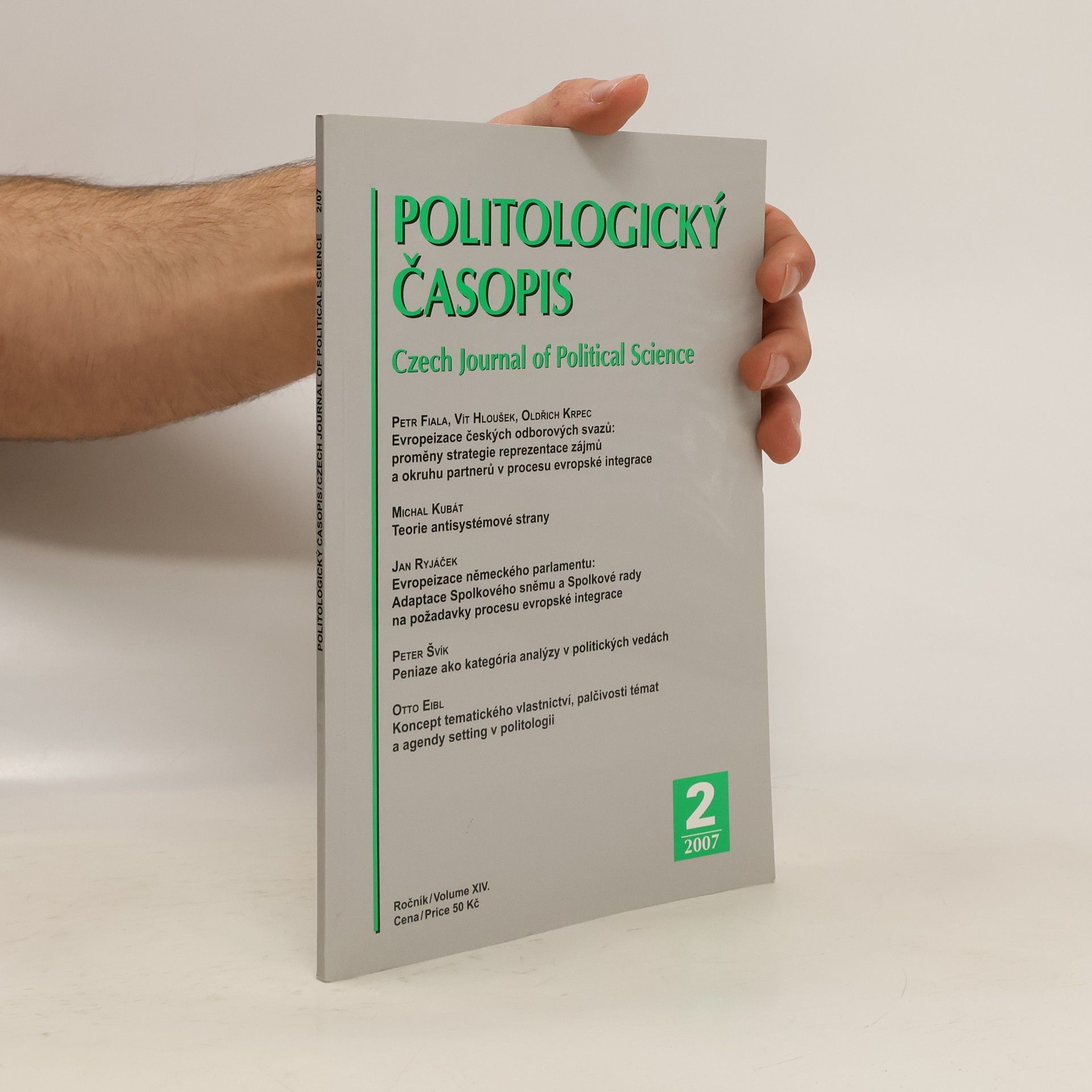 Collectif d'auteurs Politologický časopis č. 2