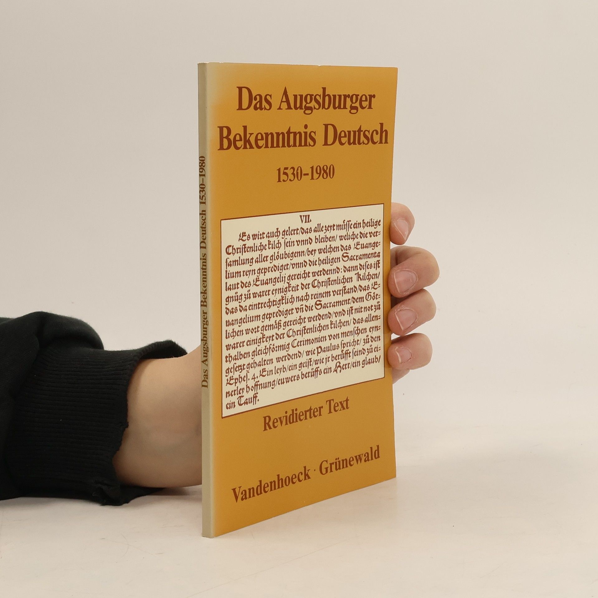 Niels Hasselmann Das Augsburger Bekenntnis Deutsch 1530-1980. Revidierter Text