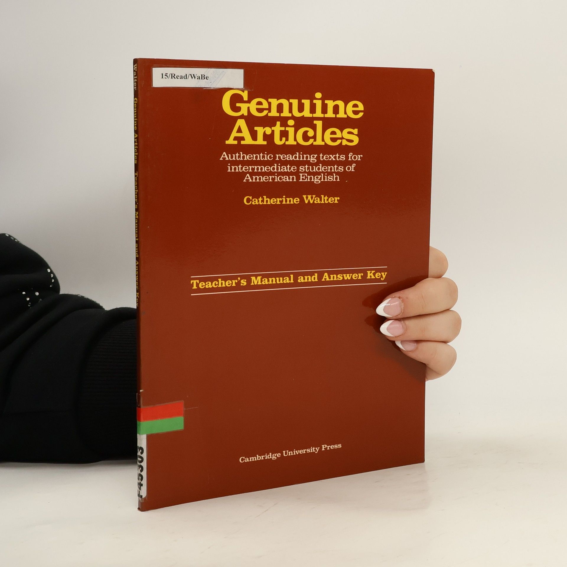 Catherine Walter-Laager Genuine Articles: Teacher´s Manual and Answer Key