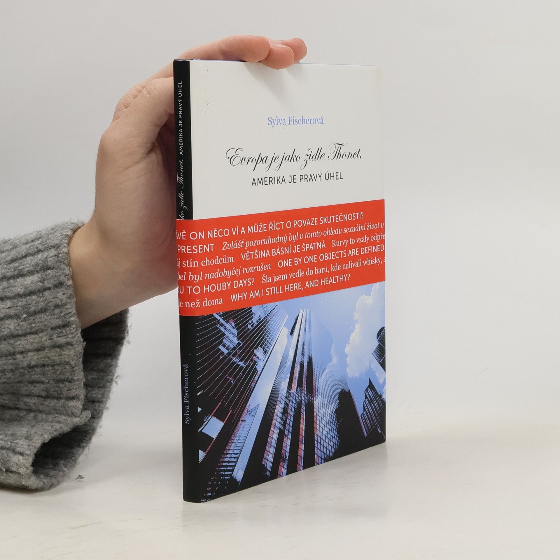 Sylva Fischerová Evropa je jako židle Thonet, Amerika je pravý úhel