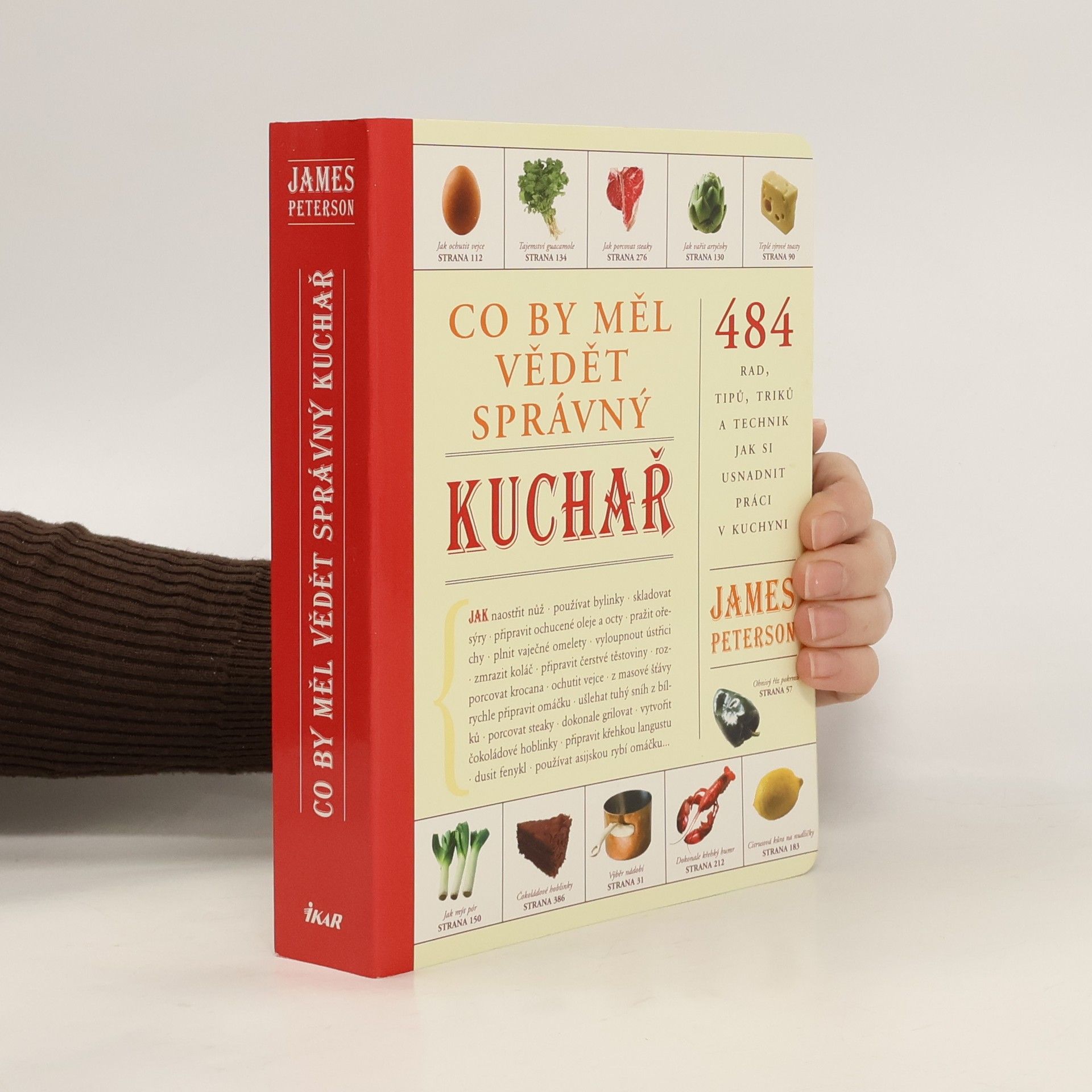 James Peterson Co by měl vědět správný kuchař : 484 rad, tipů, triků a technik jak si usnadnit práci v kuchyni