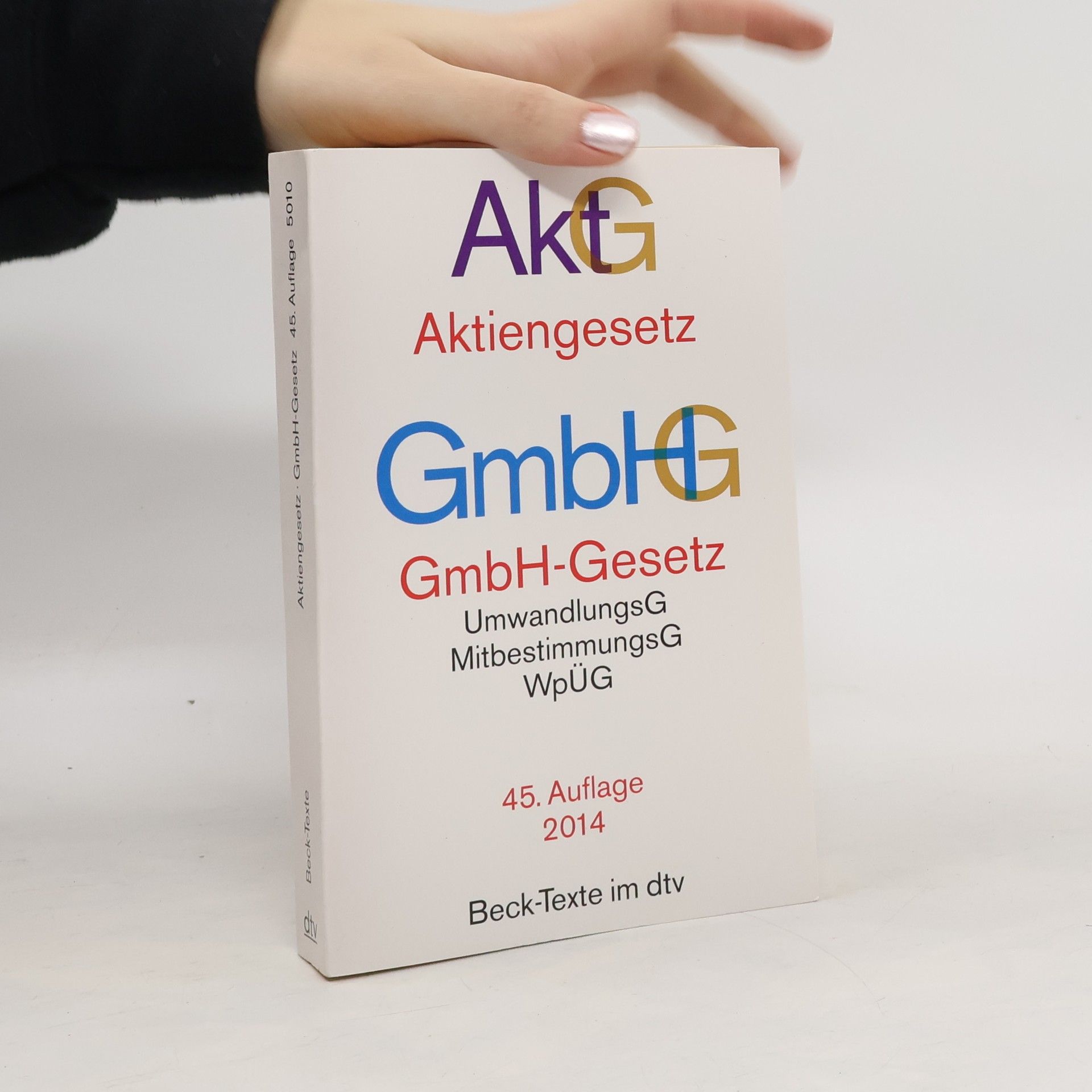 Collectif d'auteurs Aktiengesetz. GmbH-Gesetz