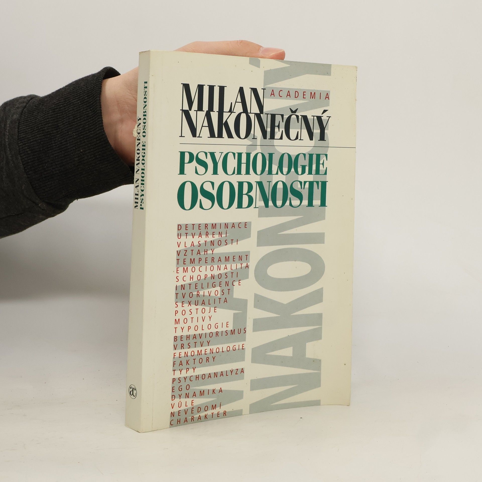 Milan Nakonečný Psychologie osobnosti