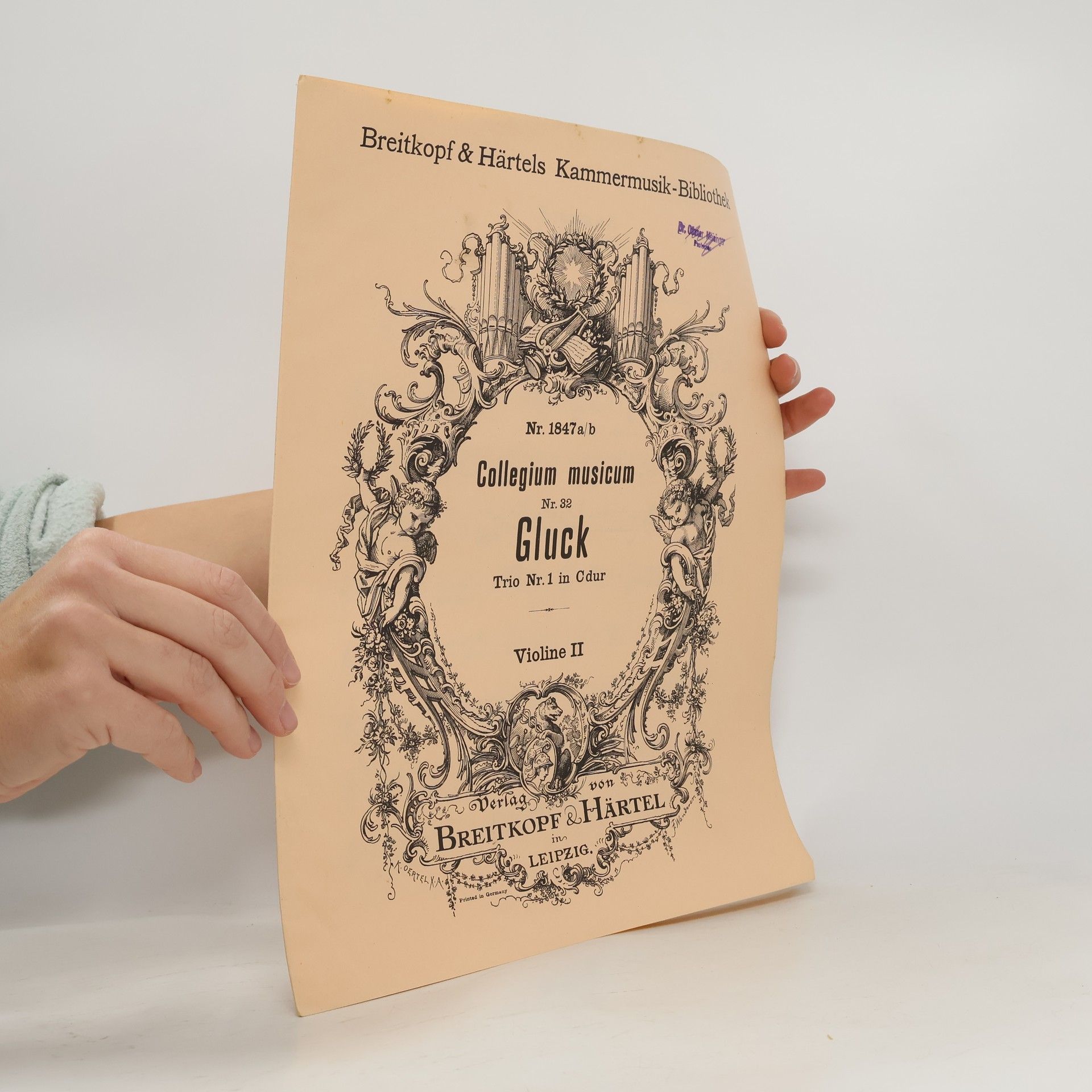Autorenkollektiv Collegium musicum Gluck. Violine II.