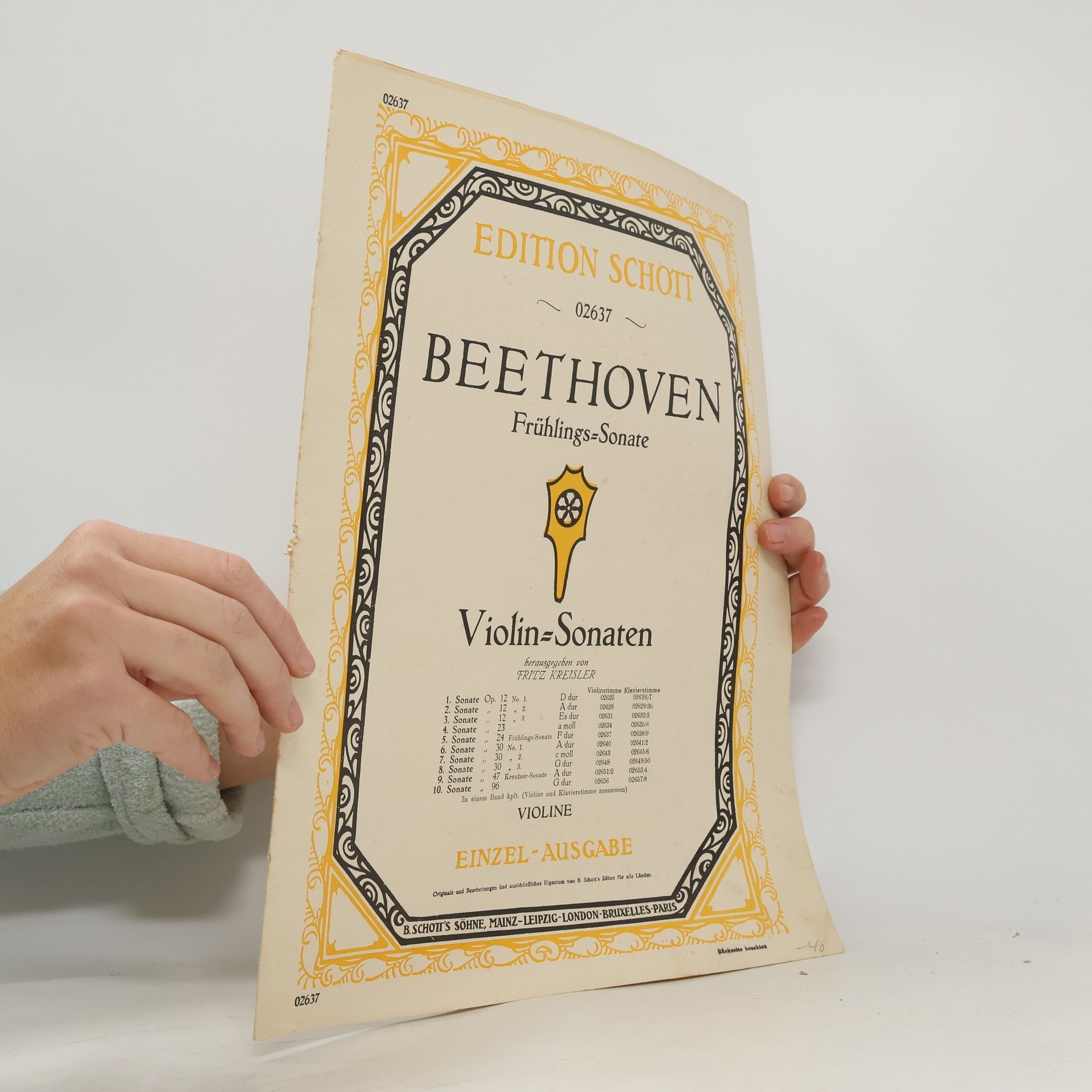 Ludwig van Beethoven Frühlings-Sonate / Violin-Sonaten