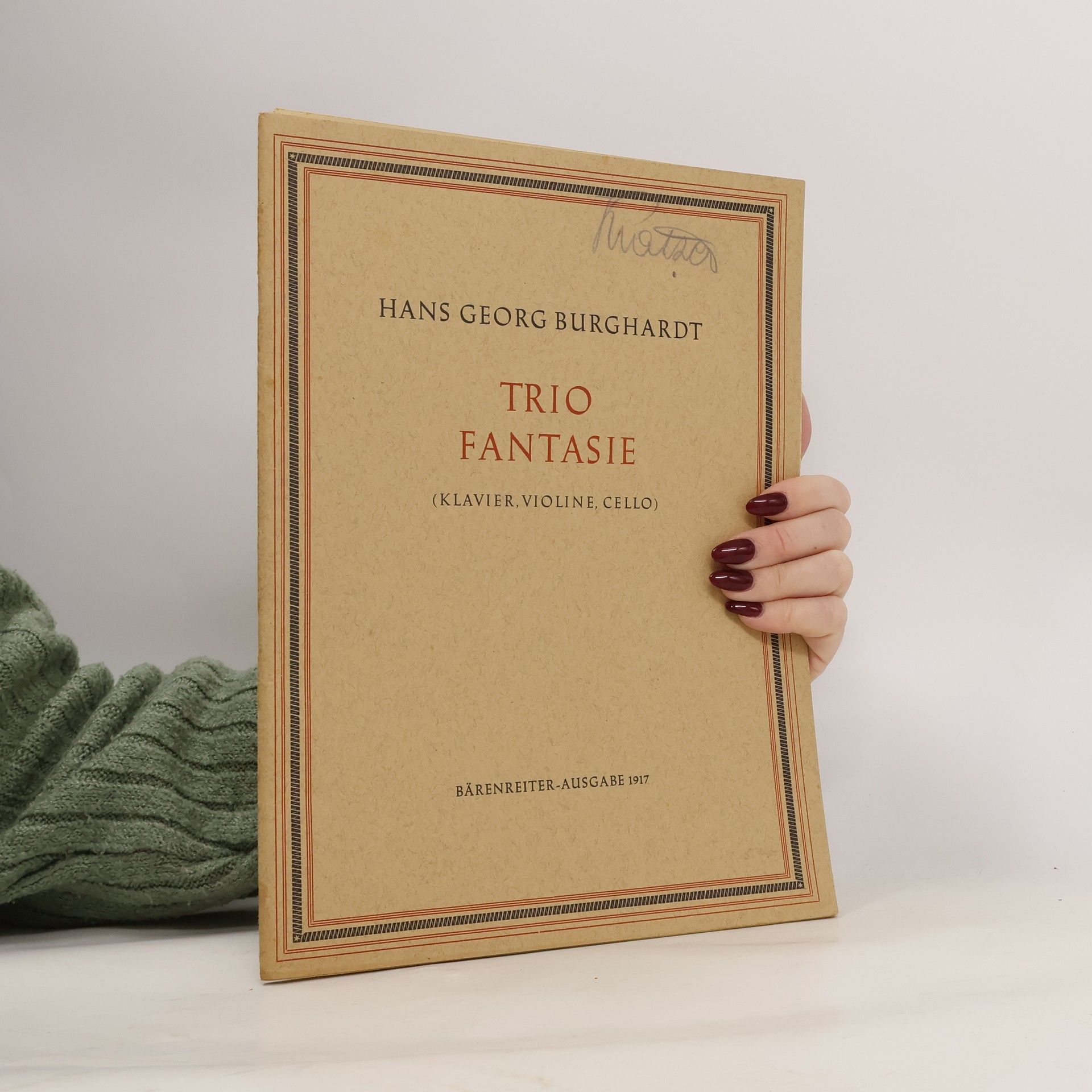 Hans Georg Burghardt Trio Fantasie (Op. 33)