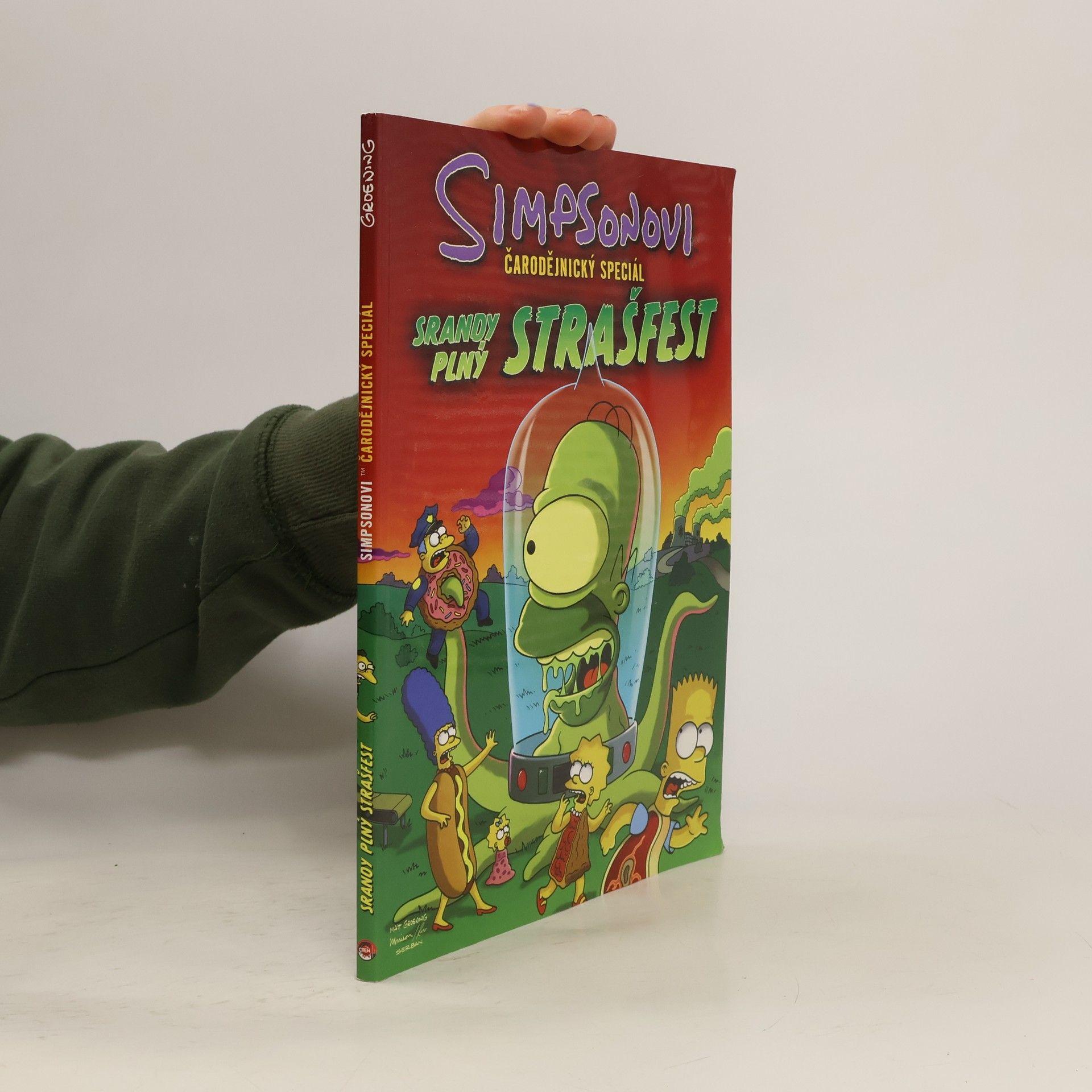 Matt Groening Simpsonovi : čarodějnický speciál. Srandy plný strašfest