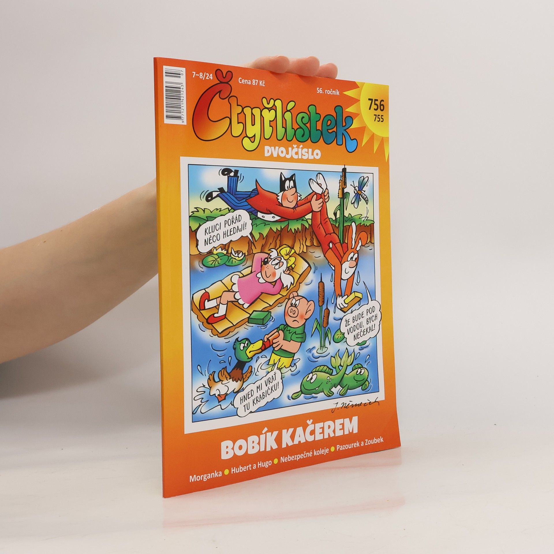 Jaroslav Němeček Čtyřlístek 755-756. Bobík kačerem