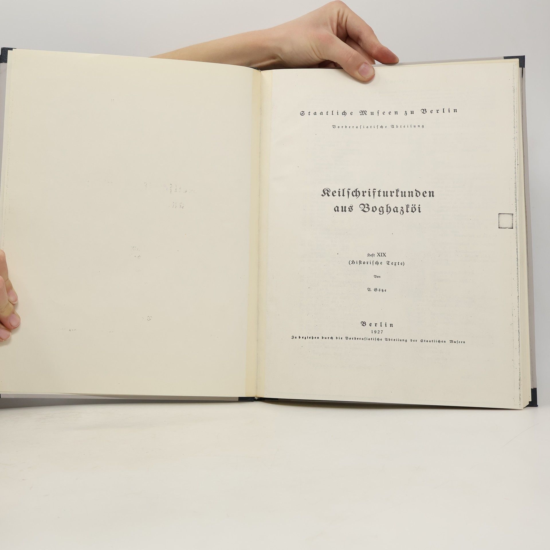 kolektiv Keilschrifturkunden aus Boghazköi XIX