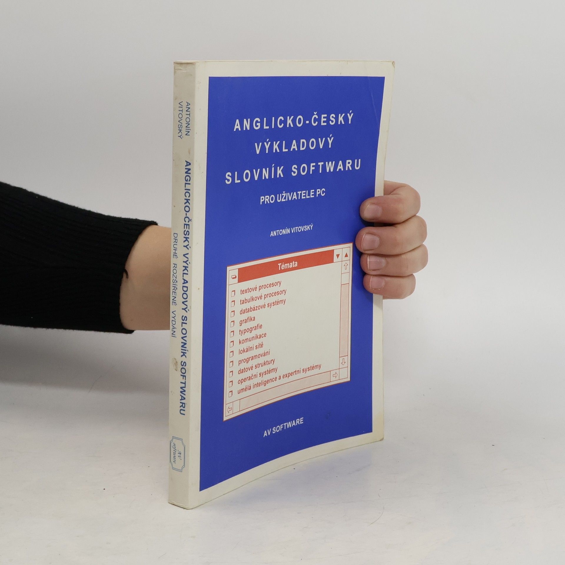 Antonín Vitovský Anglicko-český výkladový slovník softwaru