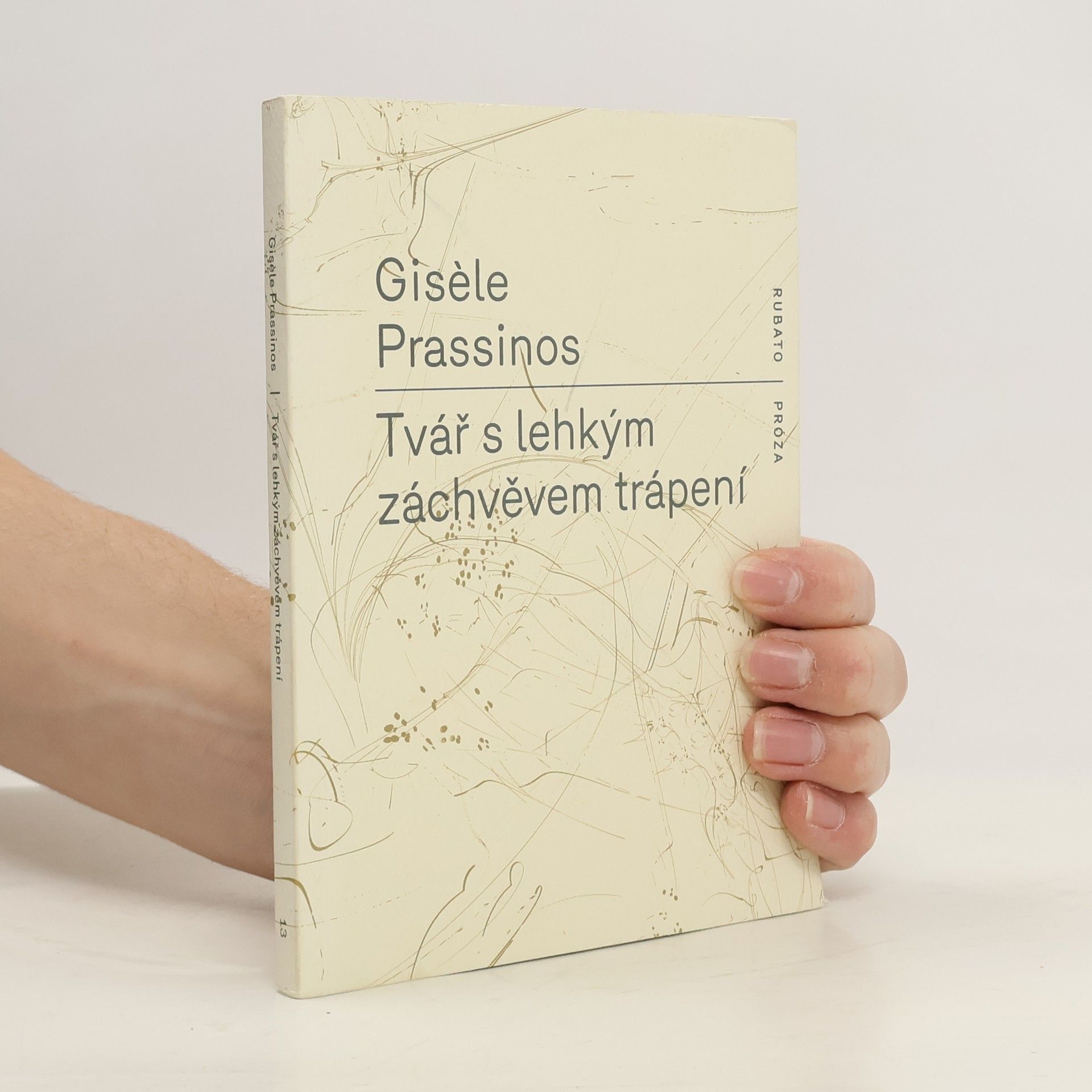 Tvář s lehkým záchvěvem trápení