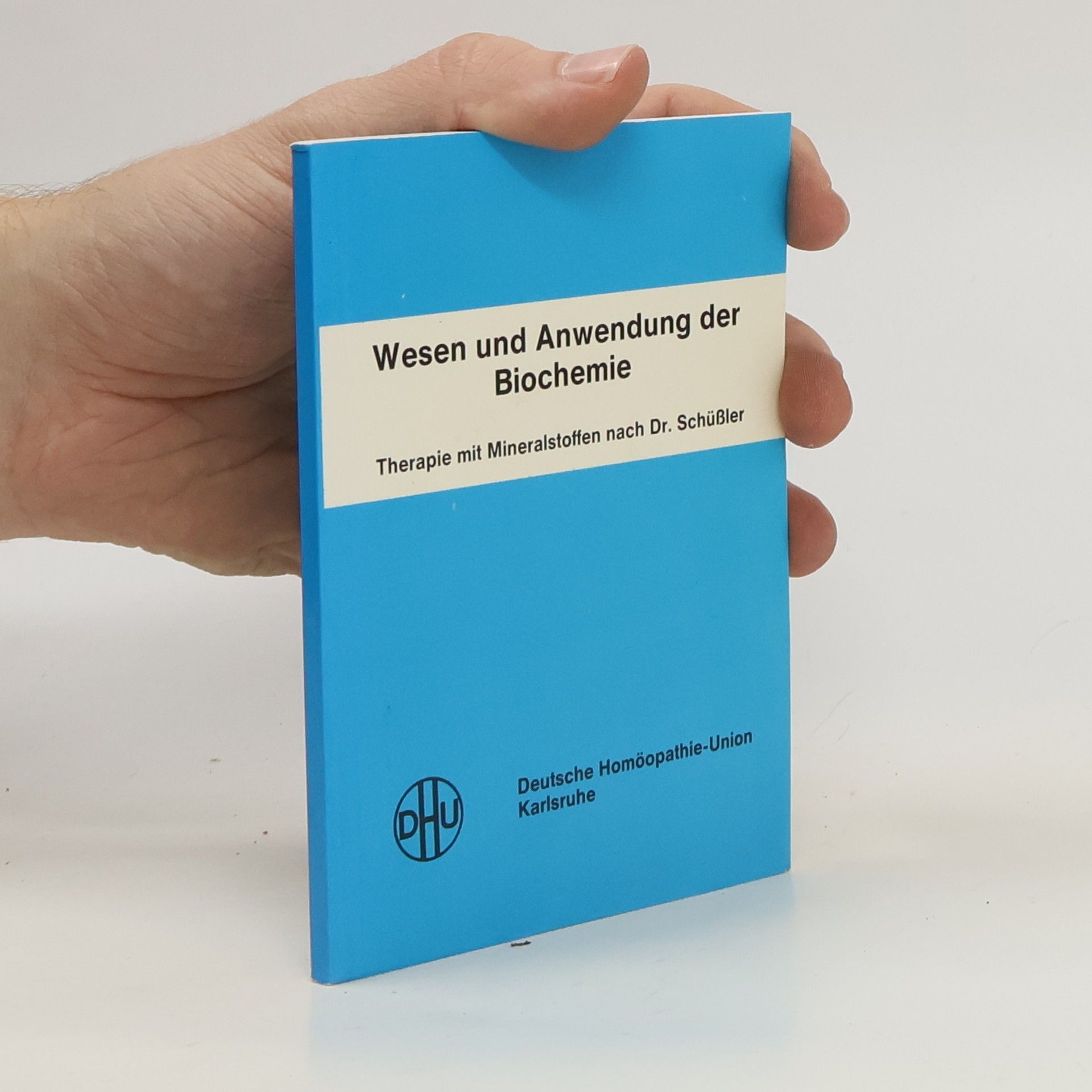 Hartwig Gäbler Wesen und Anwendung der Biochemie