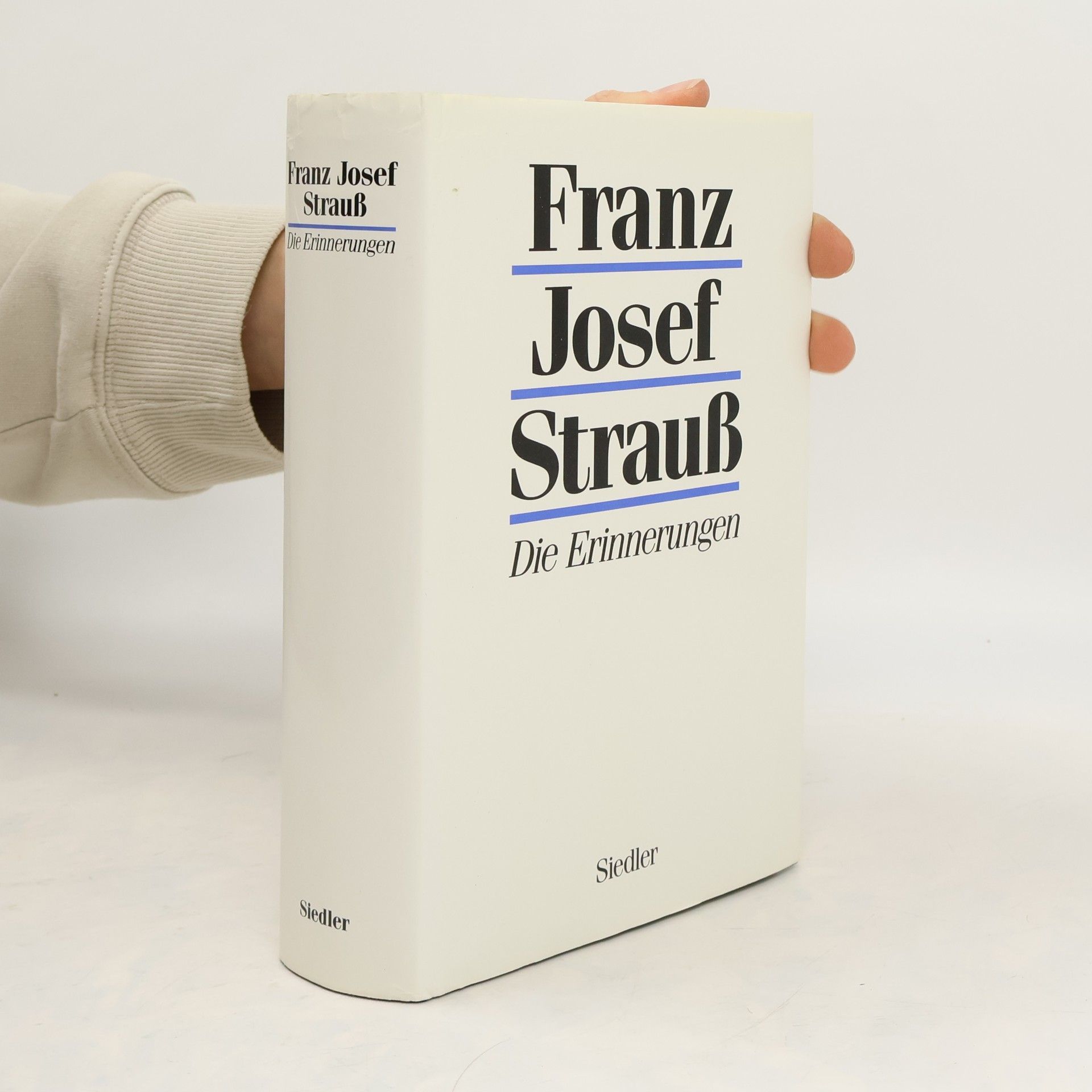 Franz Josef Strauß Die Erinnerungen