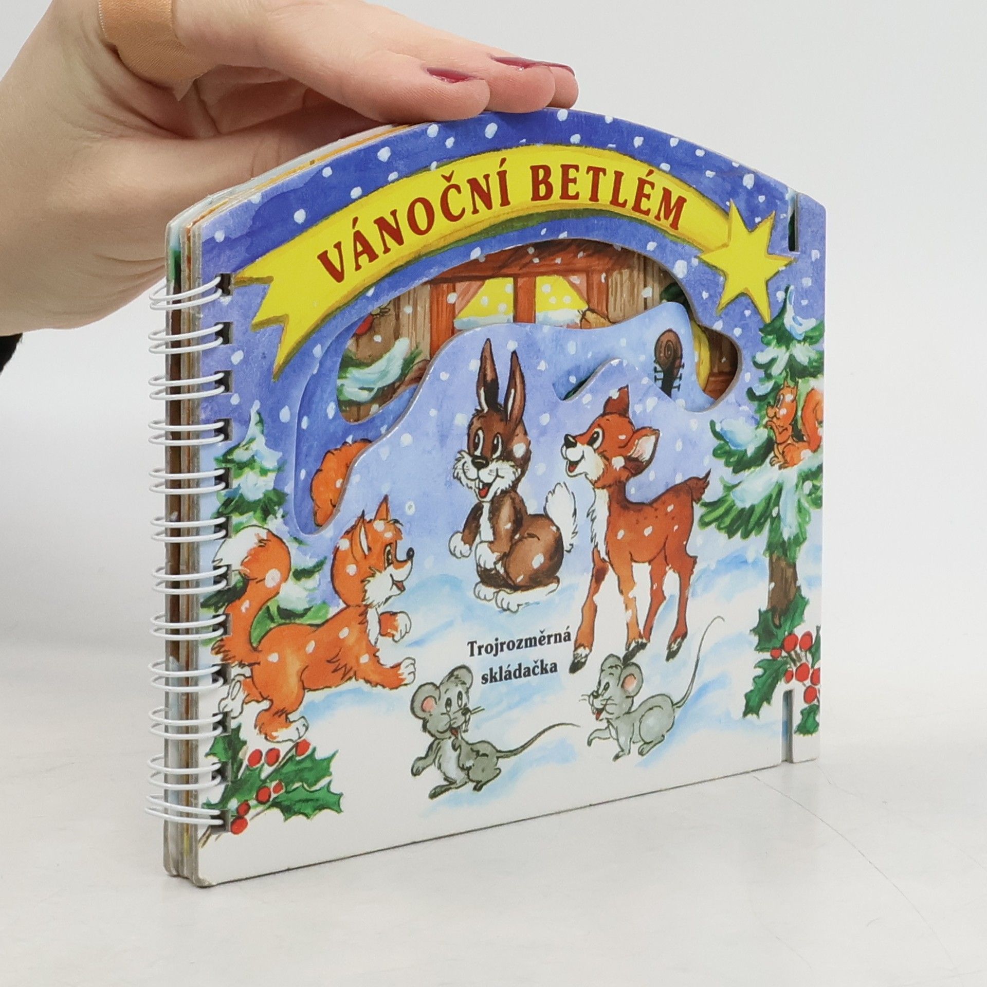 Vladimíra Vopičková Vánoční betlém. trojrozměrná skládačka