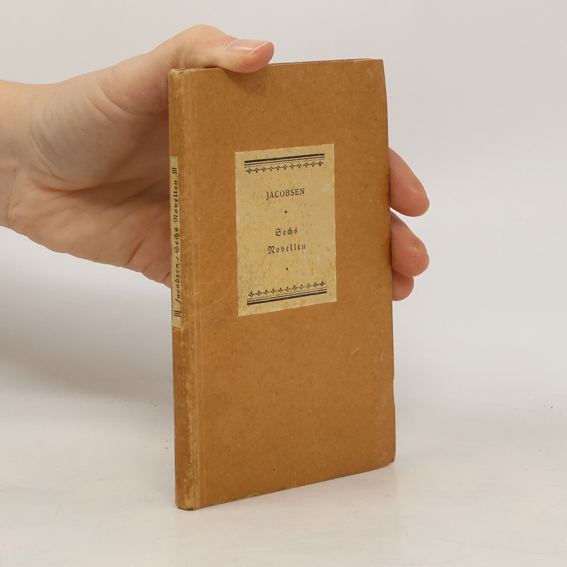 Jens Peter Jacobsen Sechs Novellen