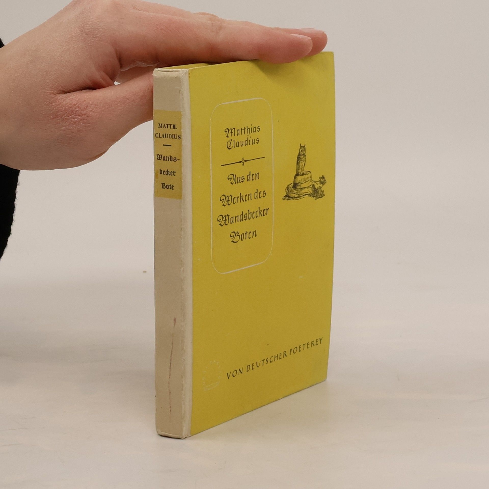 Matthias Claudius Auswahl aus den Werken des Wandsbecker Boten
