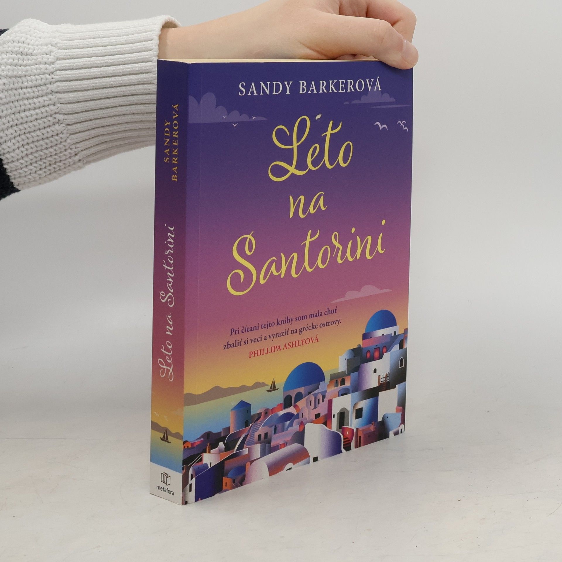 Sandy Barker Leto na Santorini