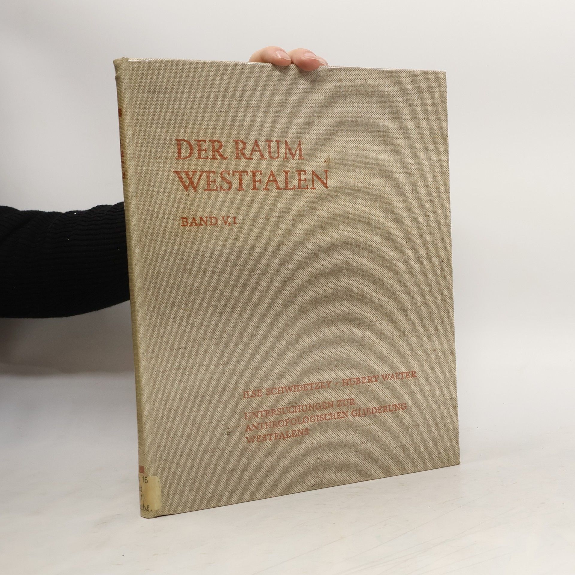 Ilse Schwidetzky Der Raum Westfalen V/1