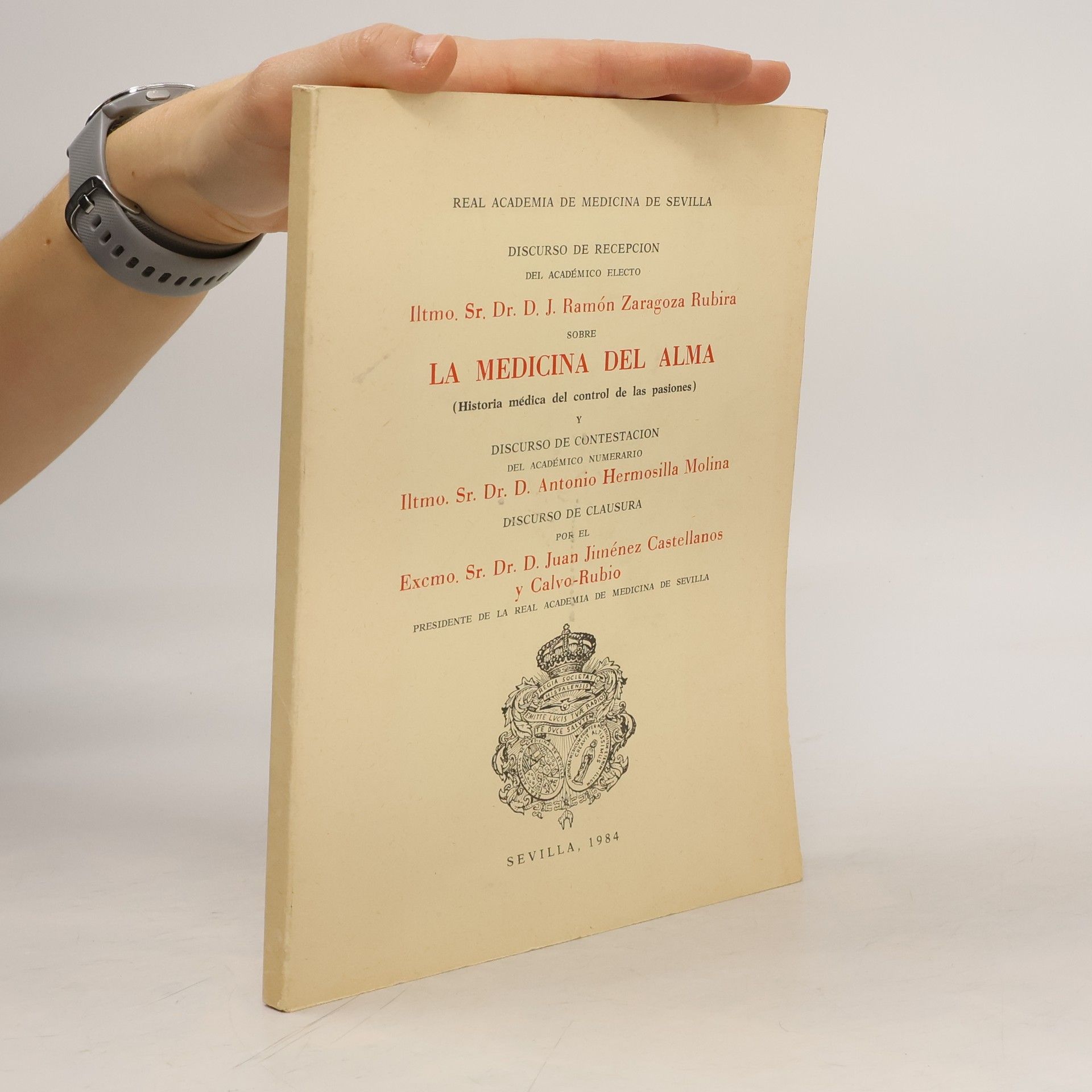 D.J. Ramón Zragoza Rubira La medicina del alma