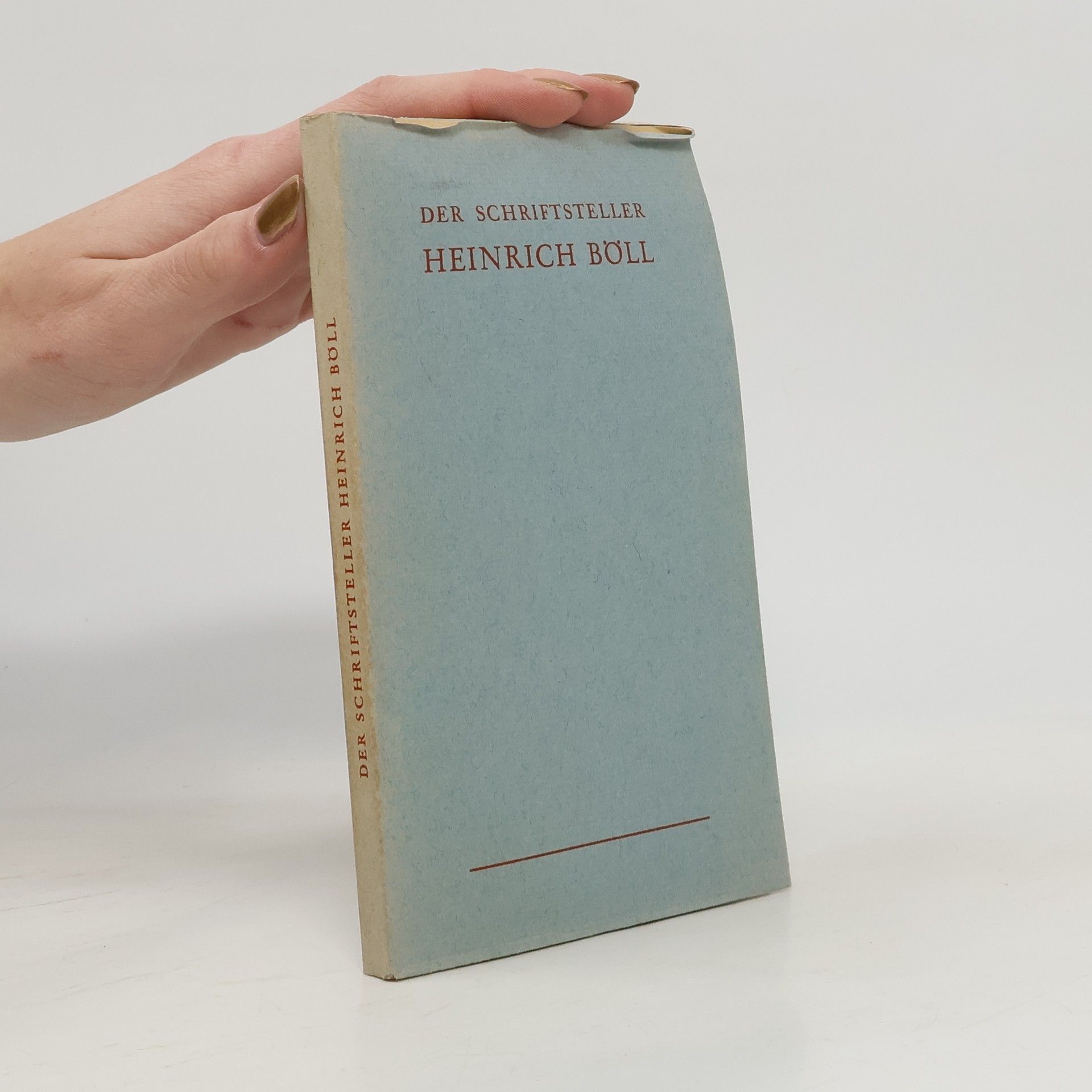 Heinrich Böll Der Schriftsteller Heinrich Böll