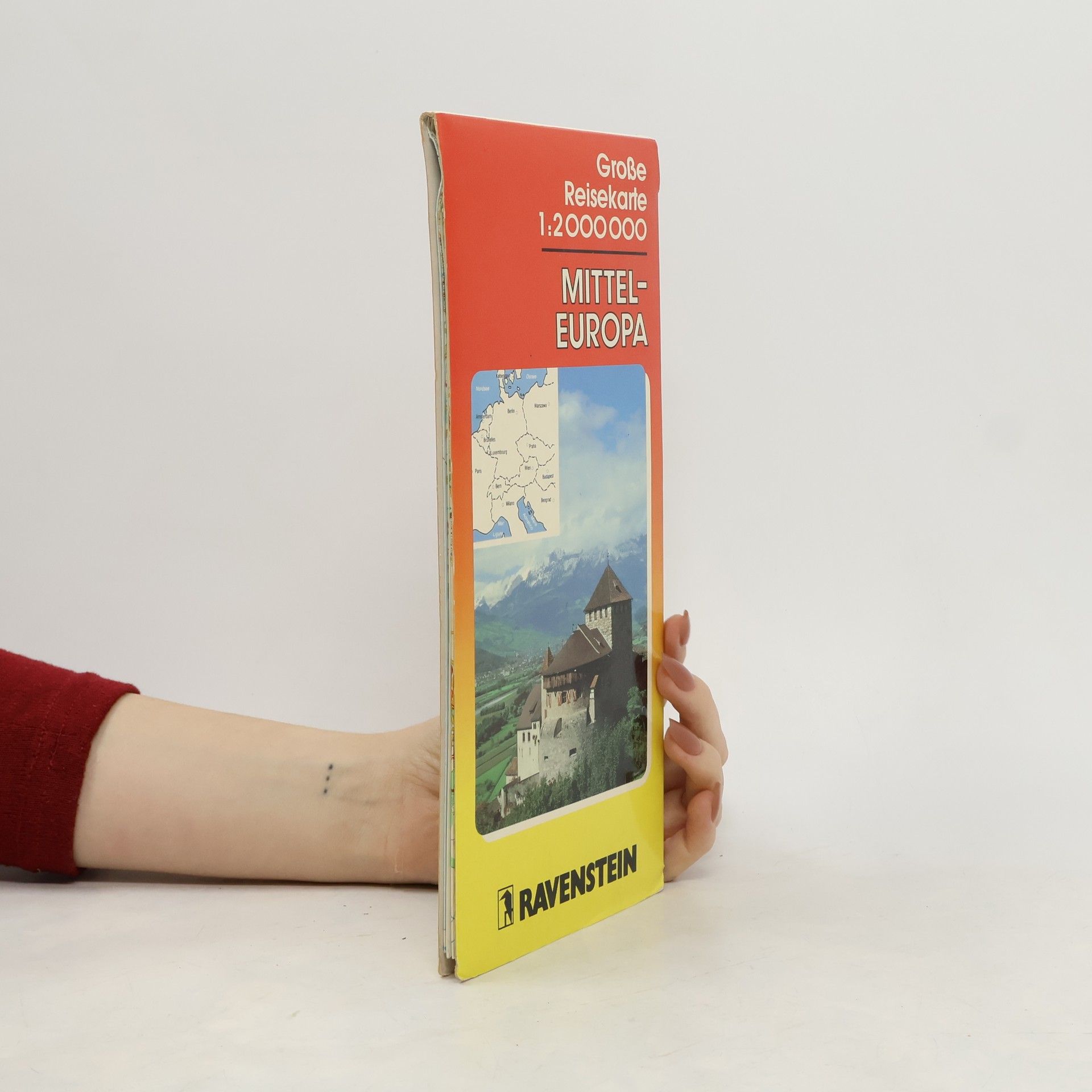 Ravenstein Verlag Europaische Reisekarte: Mitteleuropa