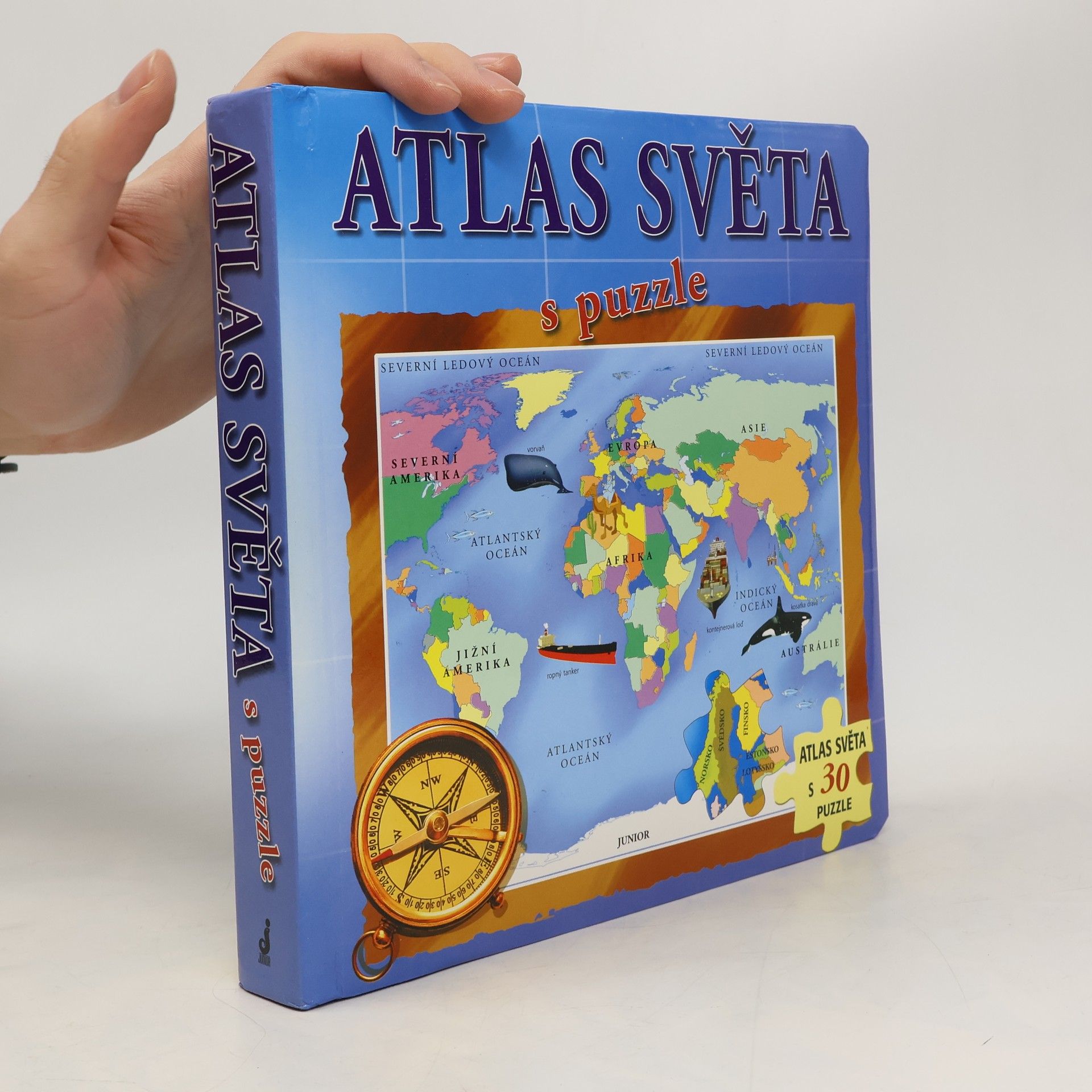Collectif d'auteurs Atlas světa s puzzle