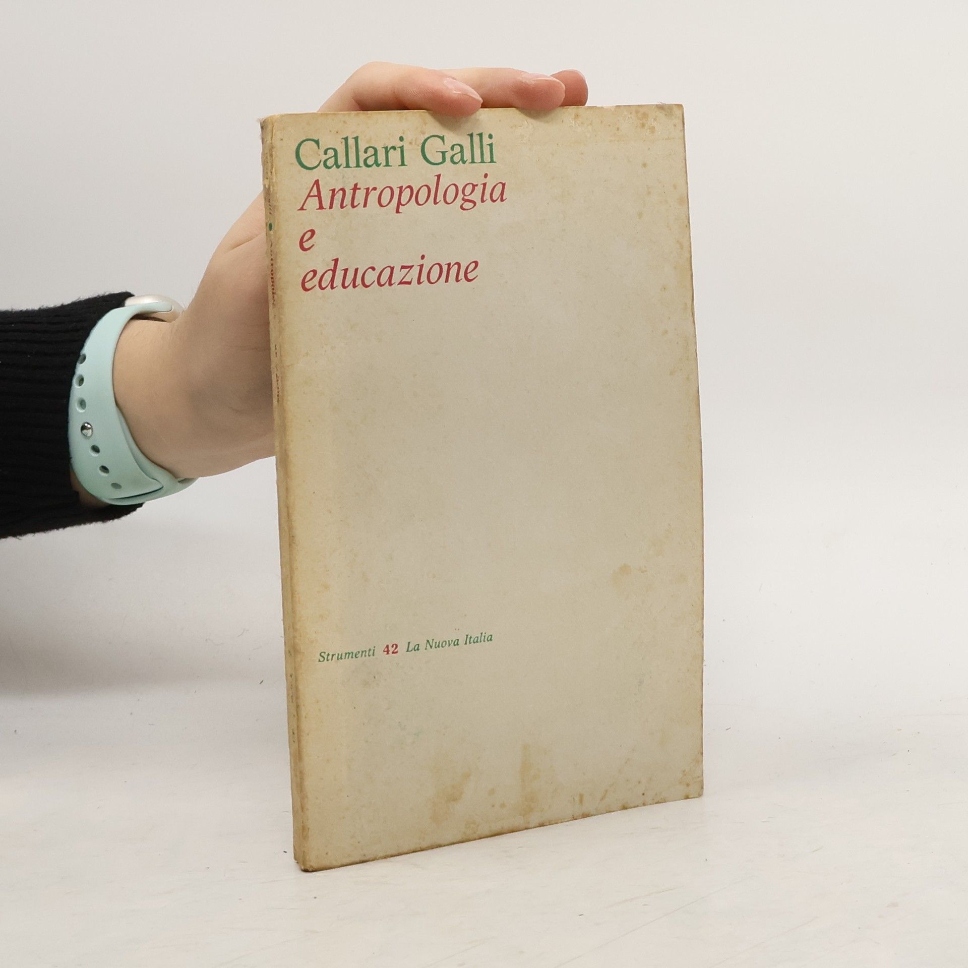 Callari Galli Antropologia e educazione