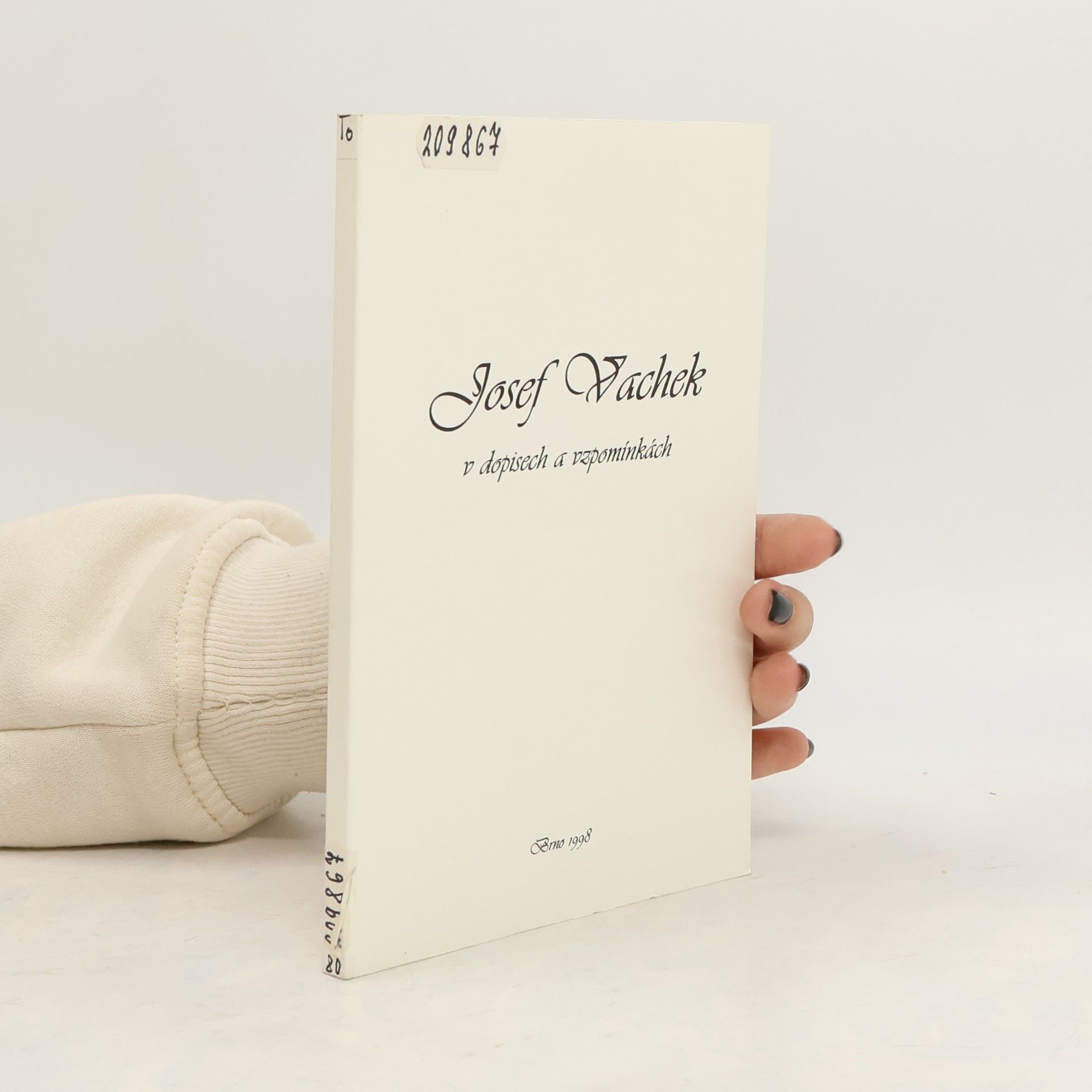 Josef Vachek Josef Vachek v dopisech a vzpomínkách