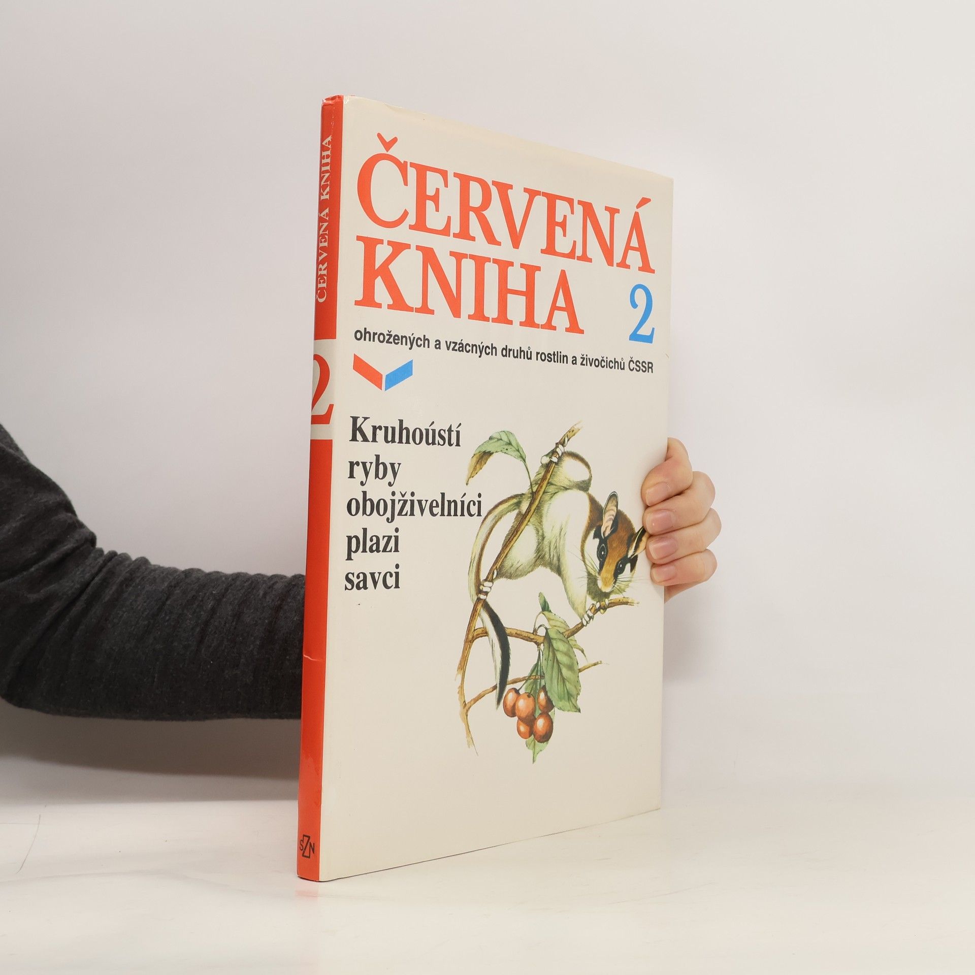 Vlastimil Baruš Červená kniha ohrožených a vzácných druhů rostlin a živočichů ČSSR. Kruhoústí, ryby, obojživelníci, plazi, savci. 2. díl