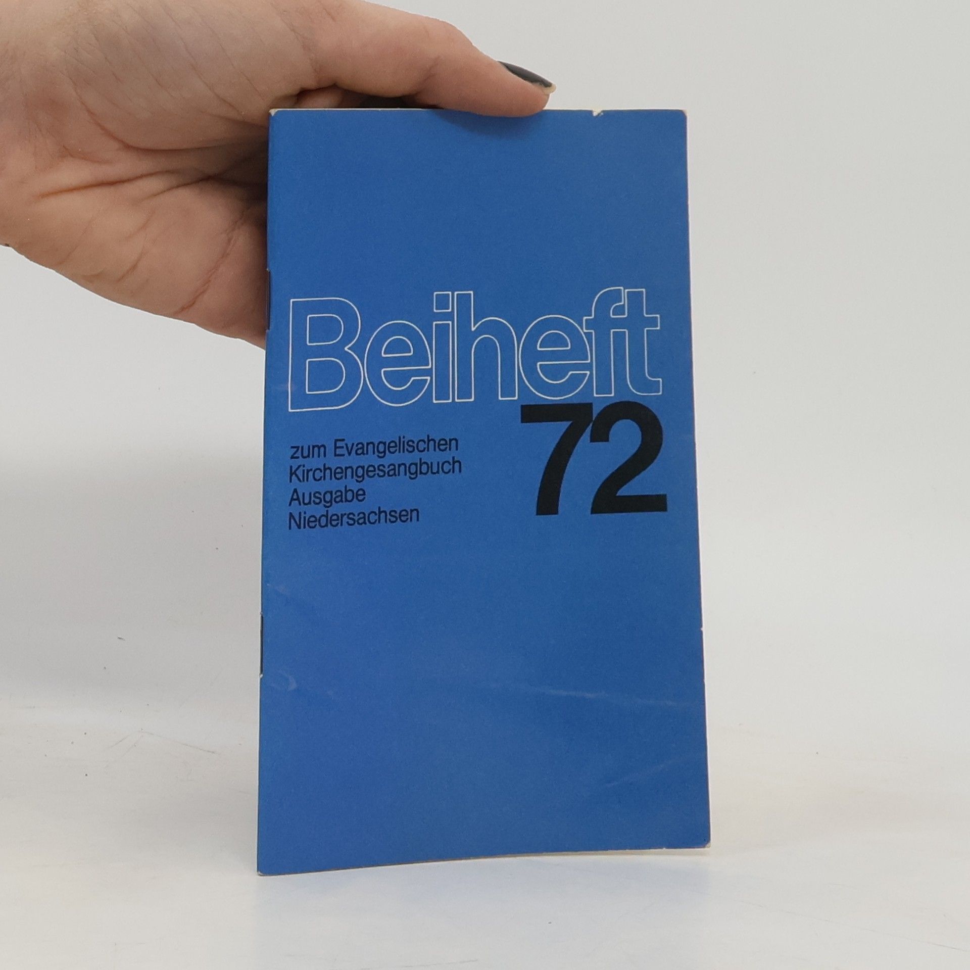 Collectif d'auteurs Beiheft 72 zum Evangelischen Kirchengesangbuch Ausgabe Niedersachsen