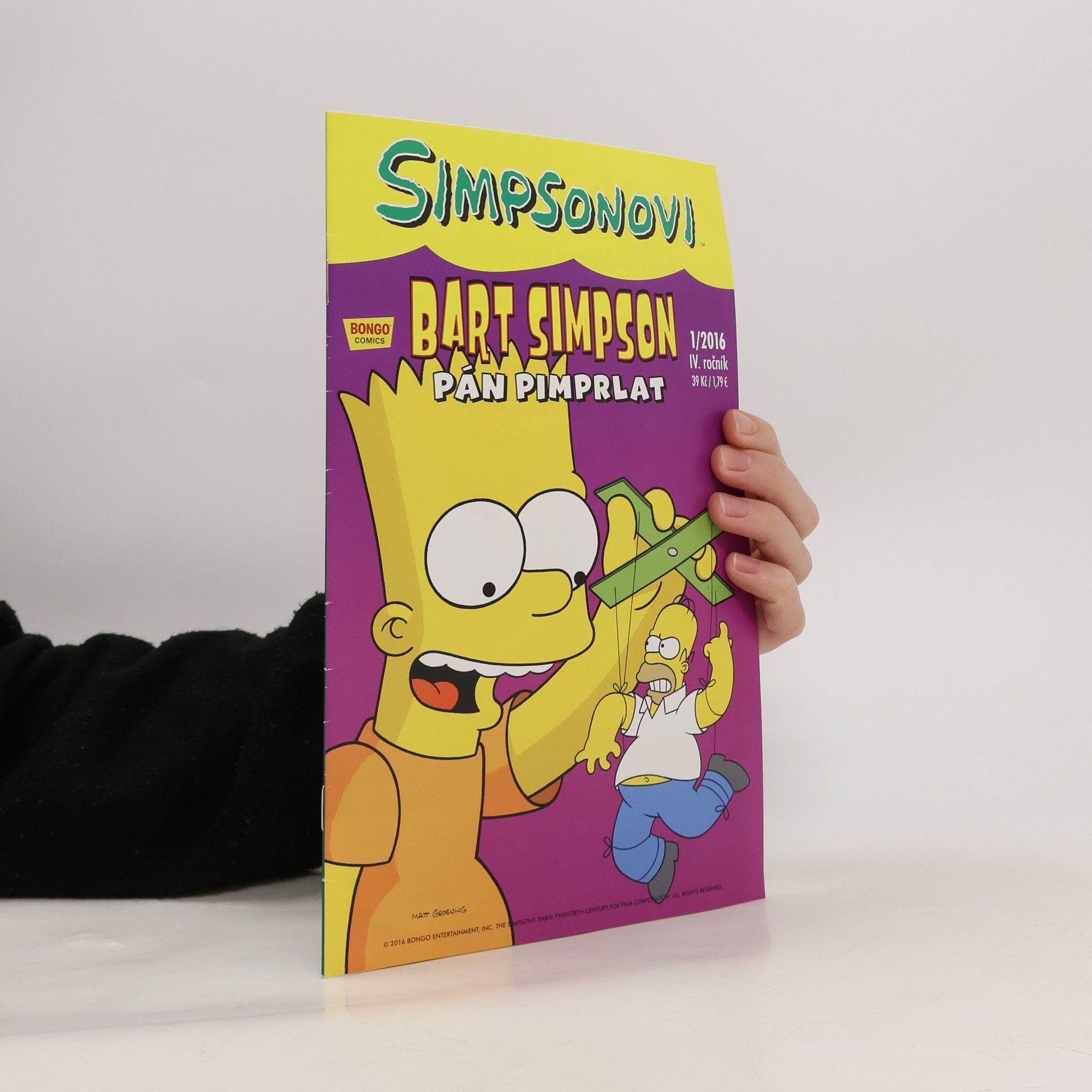 Matt Groening Simpsonovi - Bart Simpson 1/2016 - Pán pimprlat