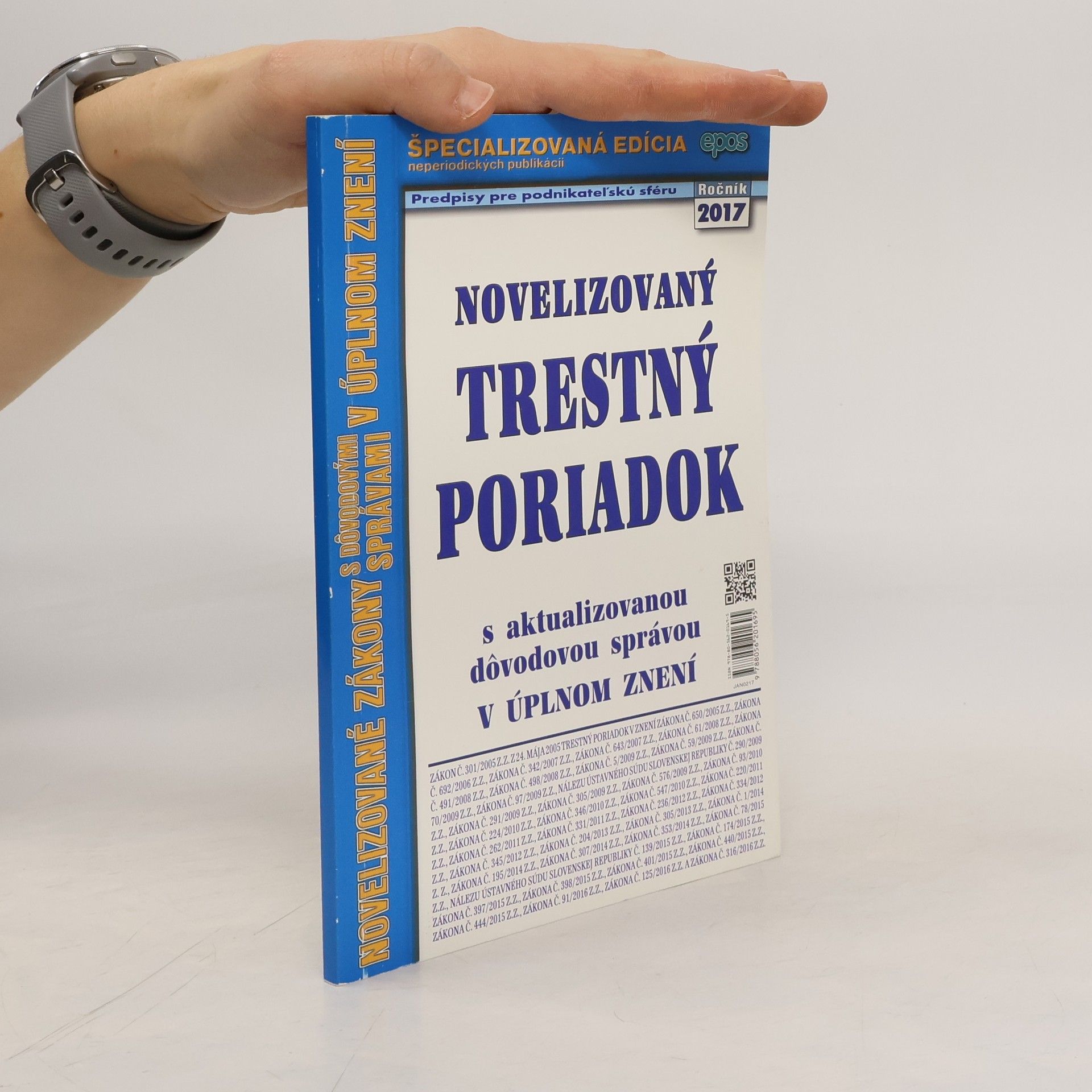 Autores varios Novelizovaný trestný poriadok