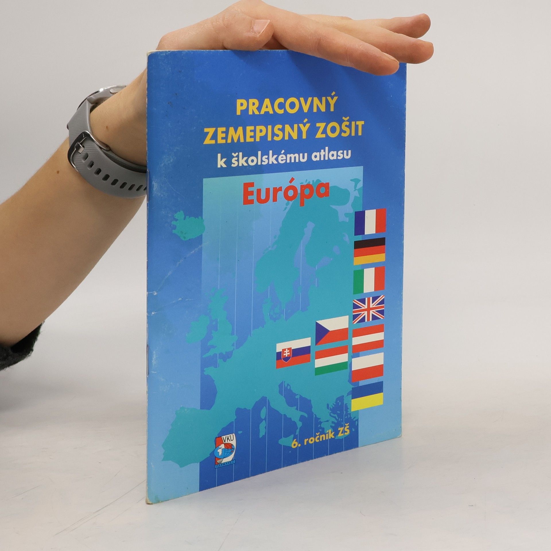 Pracovný zemepisný zošit k školskému atlasu Európa