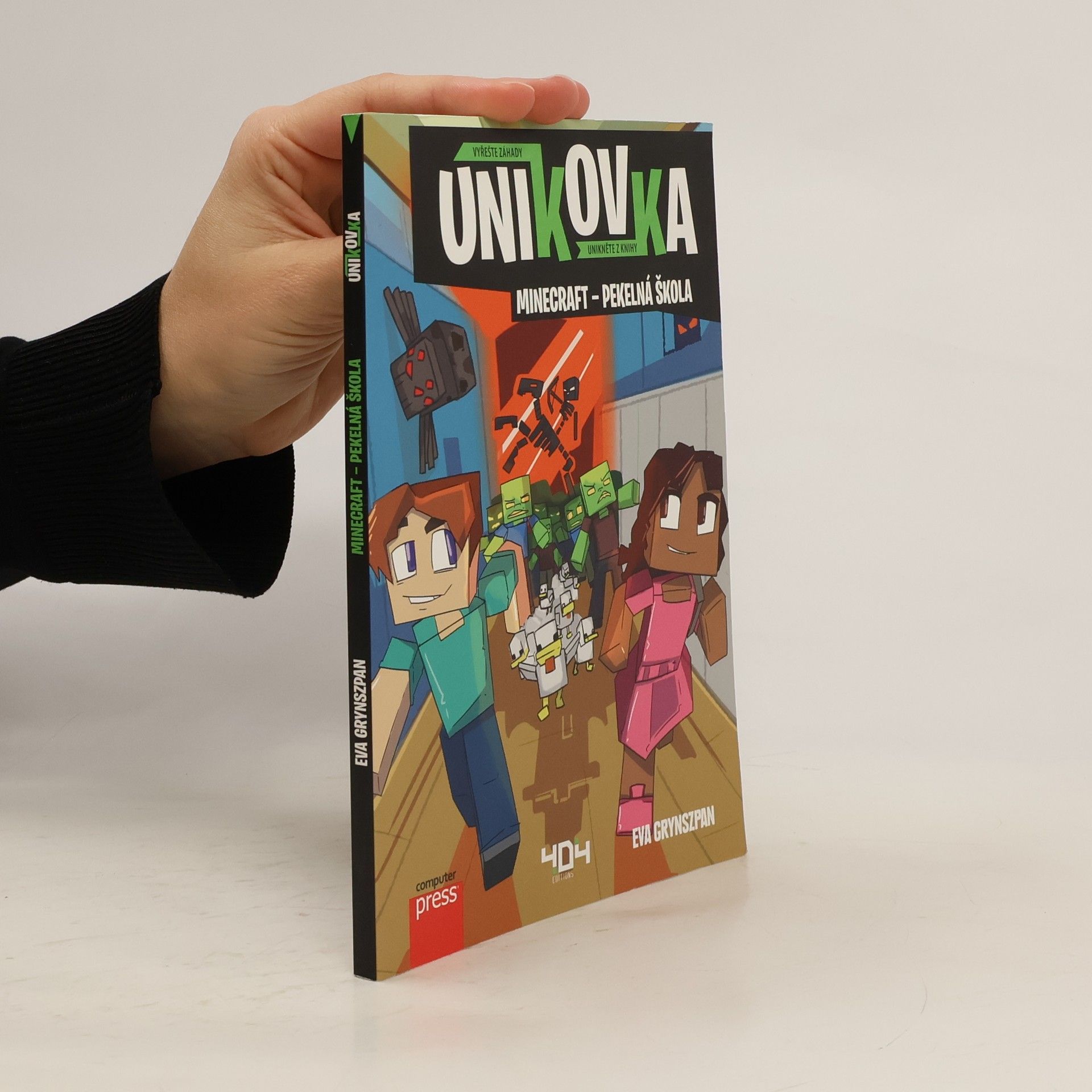 Eva Grynszpan Únikovka. Minecraft - pekelná škola
