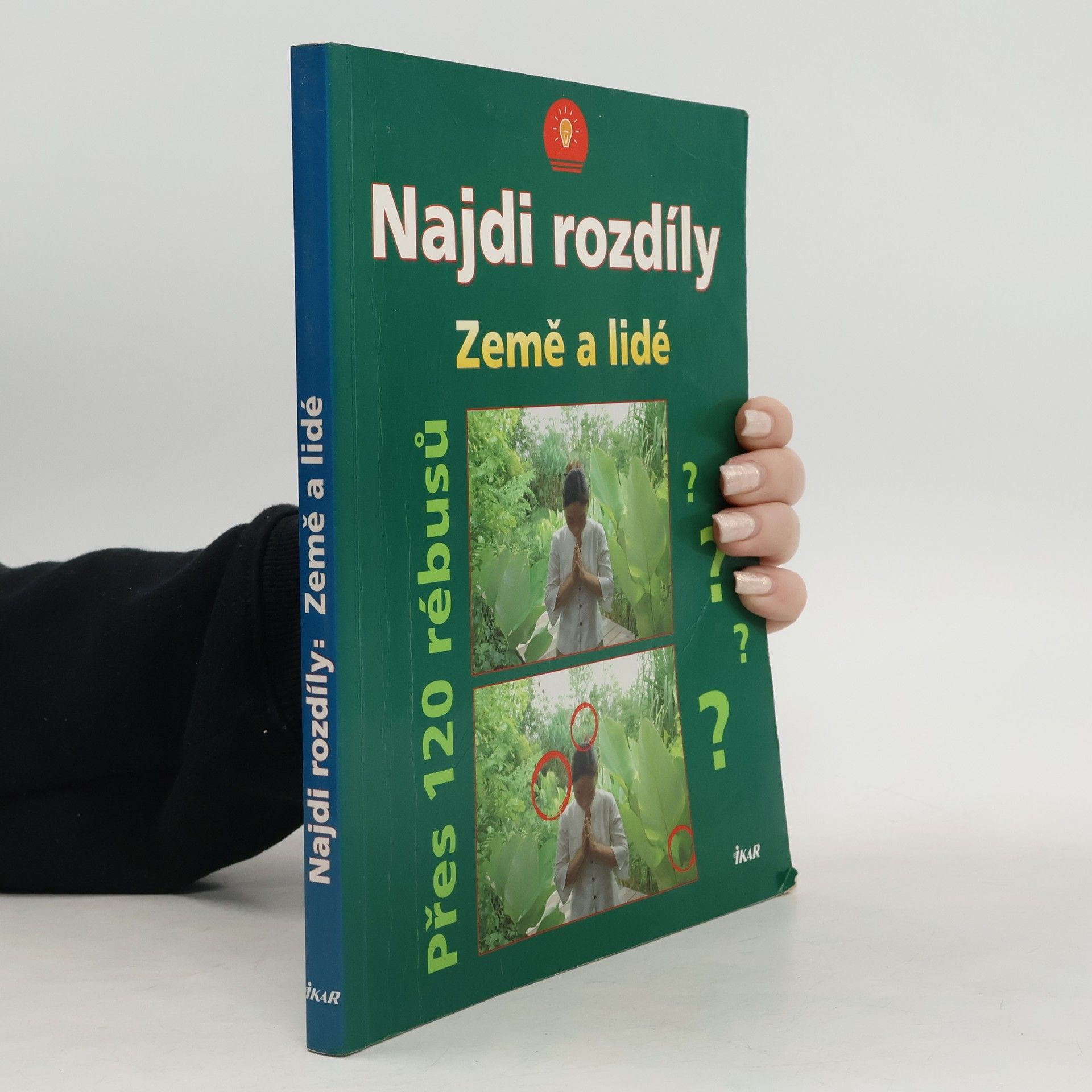 Alena Bezděková Najdi rozdíly. Země a lidé. Přes 120 rébusů