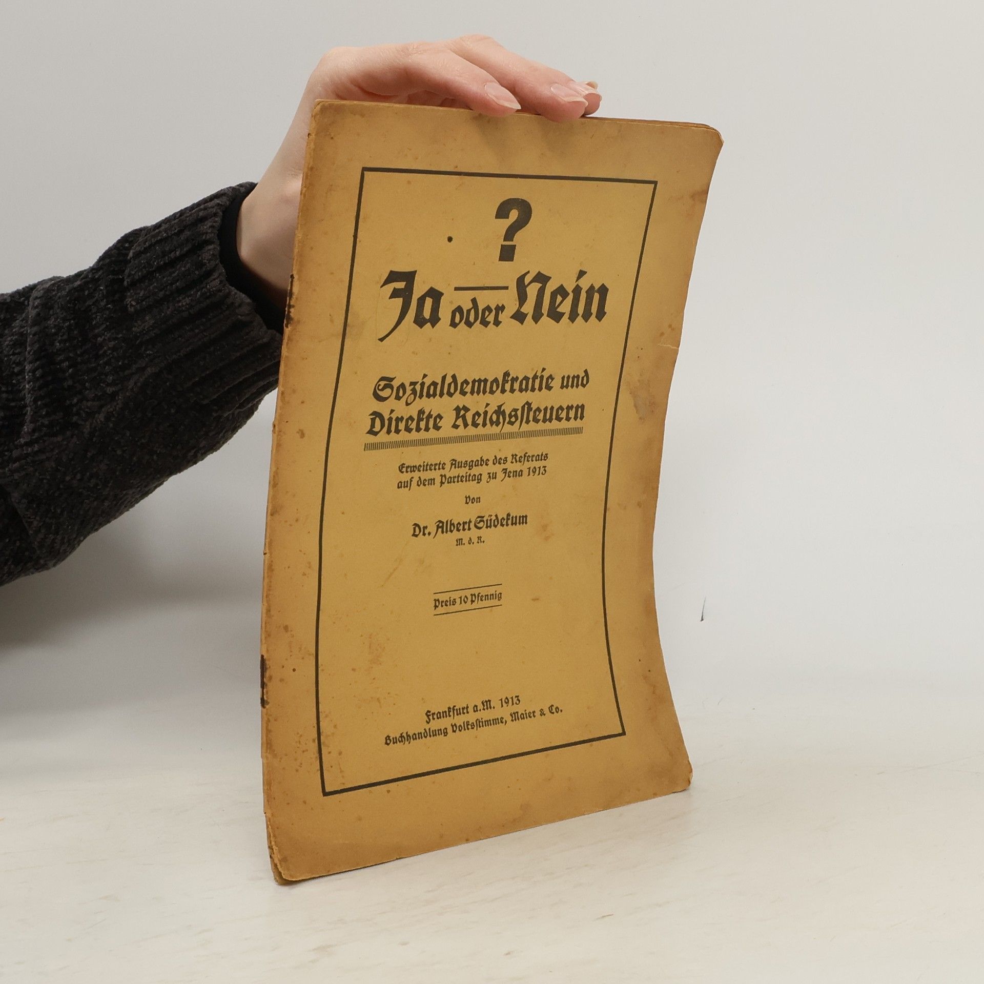 Albert Südekum Ja oder Nein?