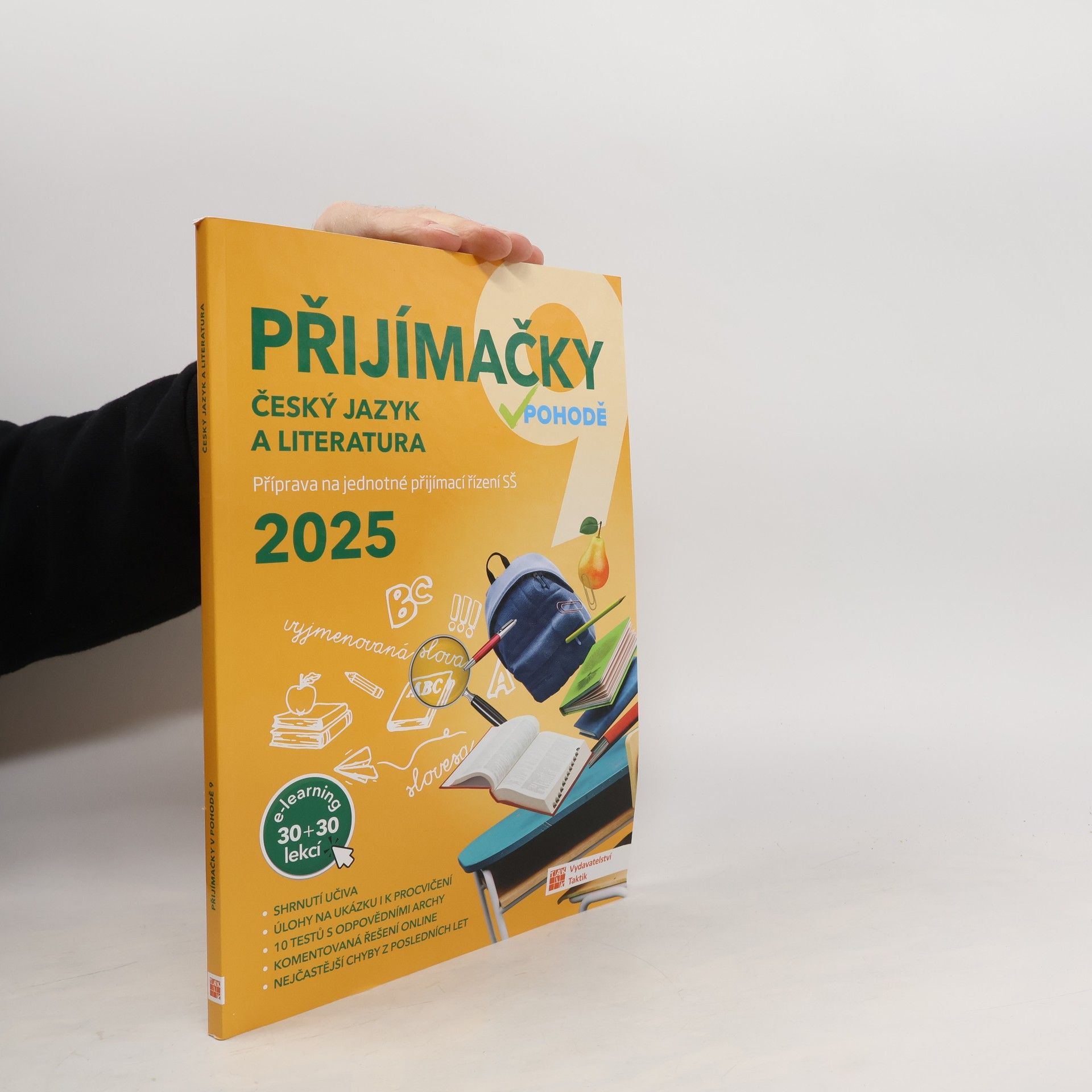 Kolektiv autorů Přijímačky 9 Český jazyk a literatura + E-learning 2025