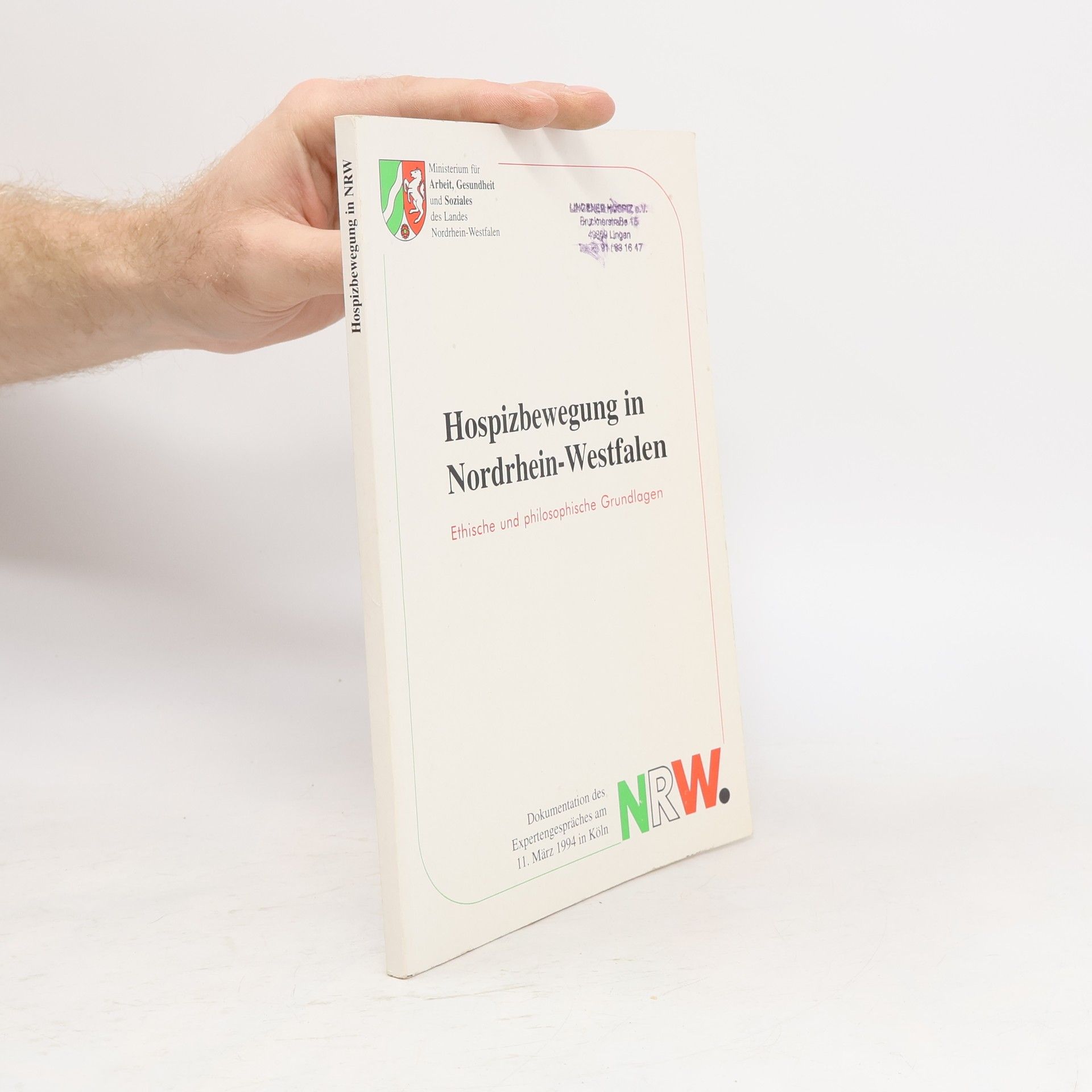 Collectif d'auteurs Hospizbewegung in Nordrhein-Westfalen