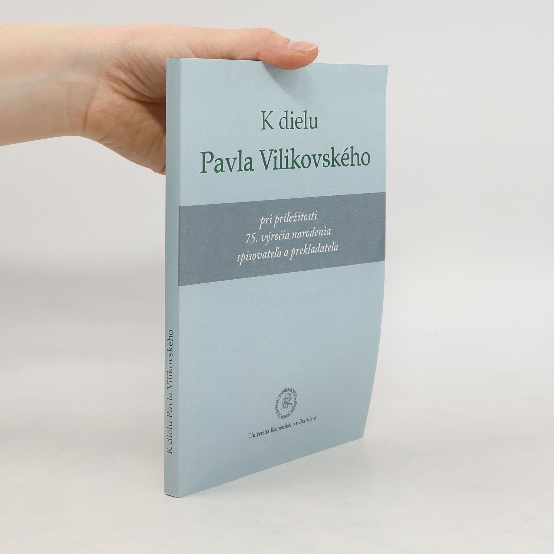 K dielu Pavla Vilikovského