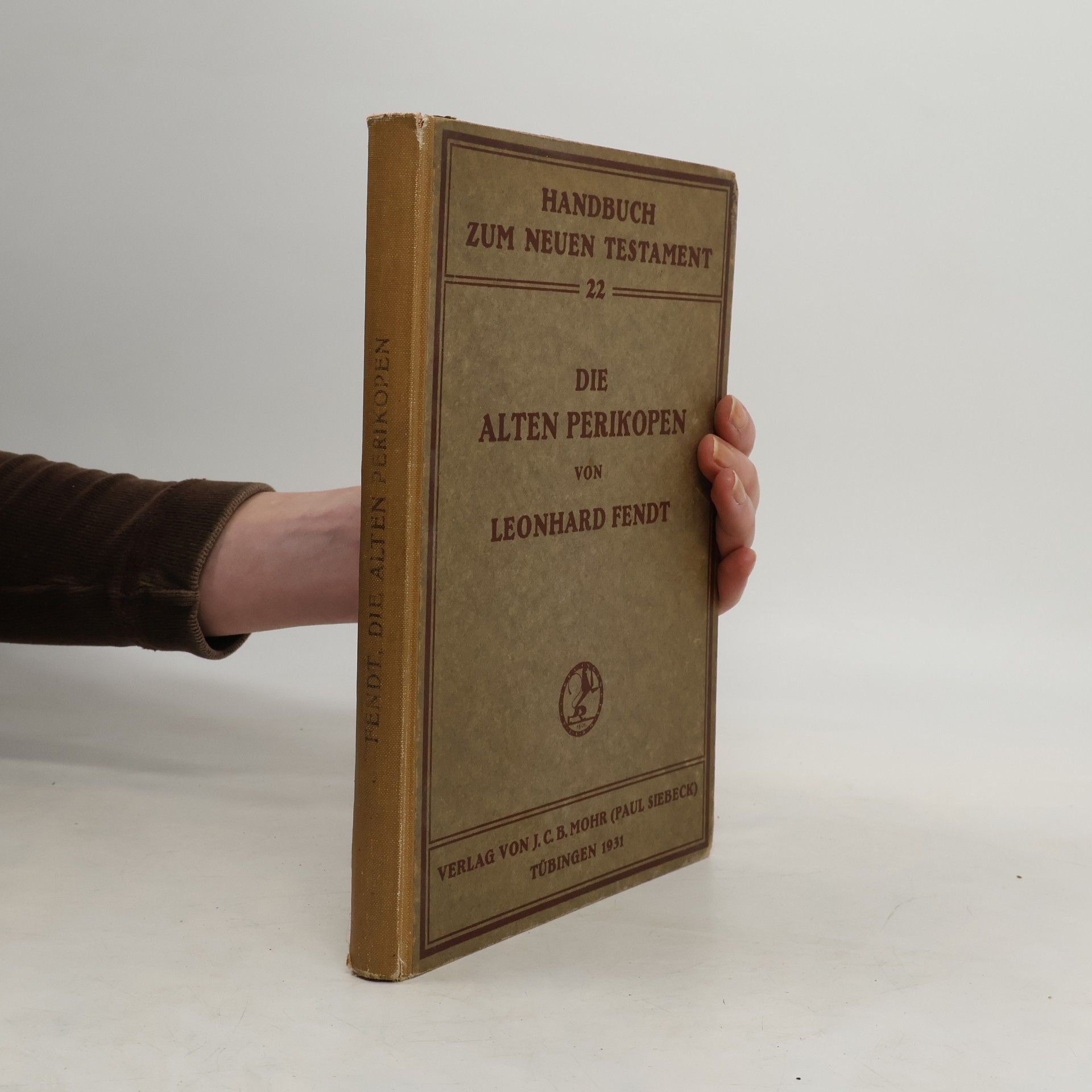 Leonhard Fendt Die alten Perikopen