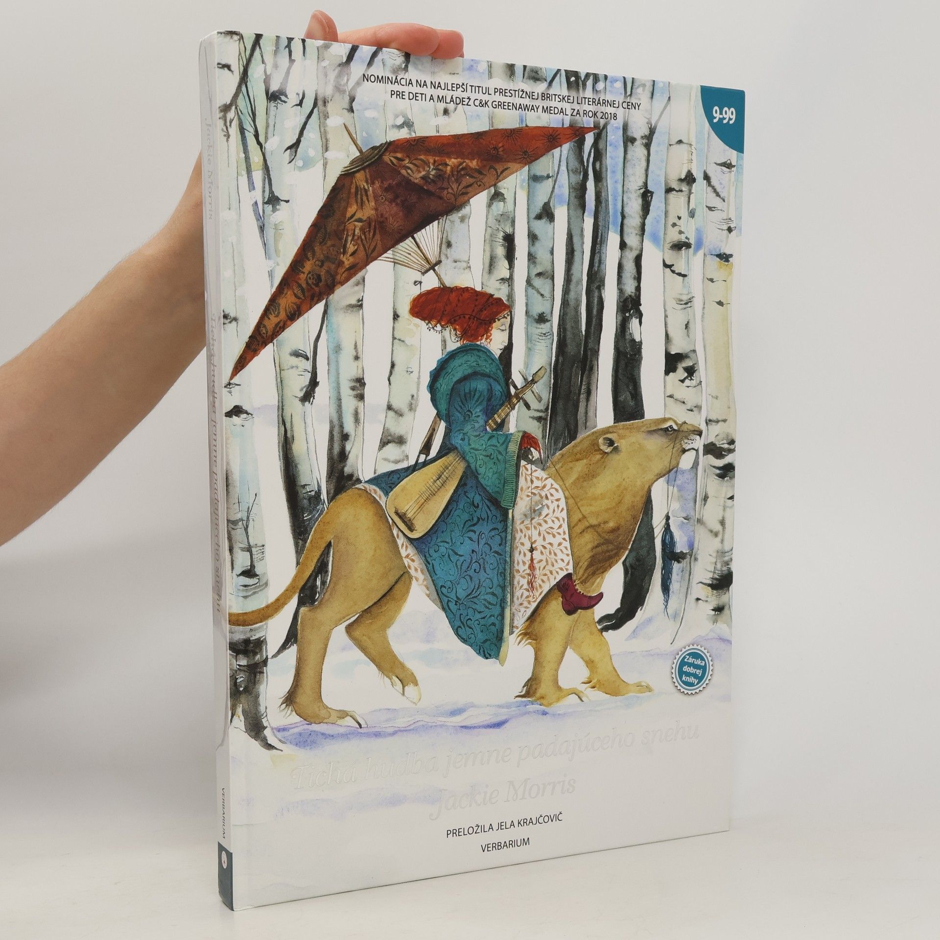 Jackie Morris Tichá hudba jemne padajúceho snehu