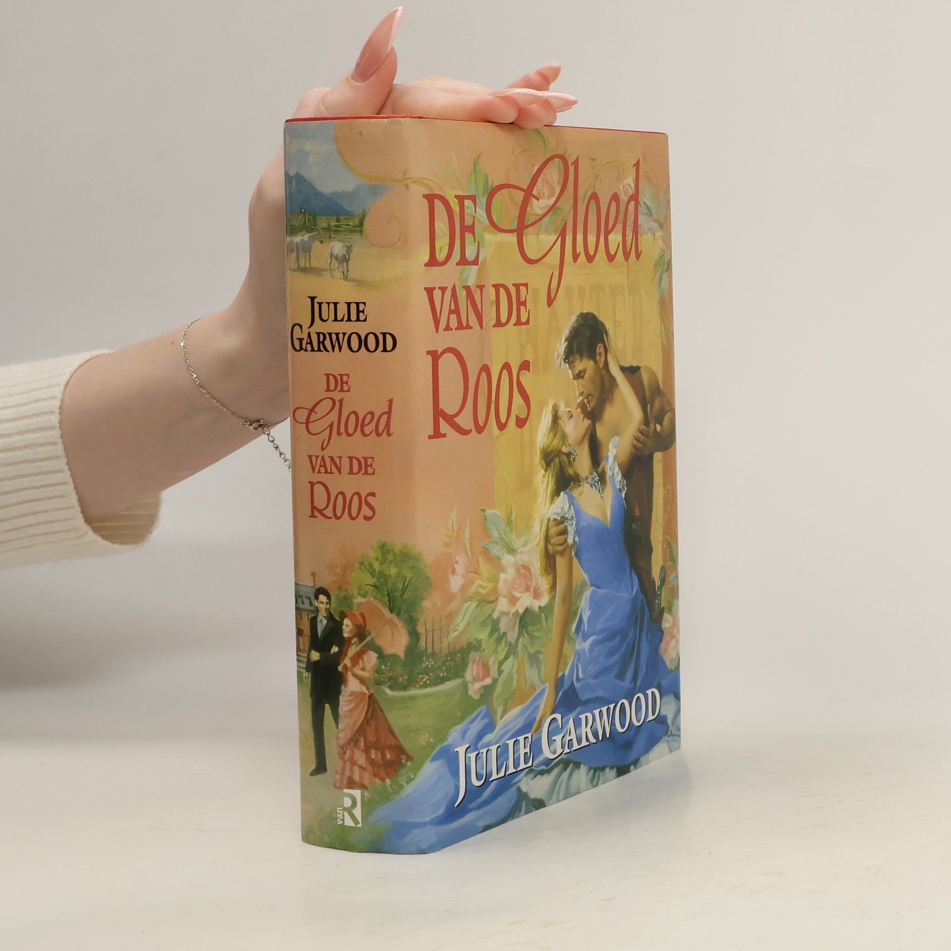 De gloed van de roos